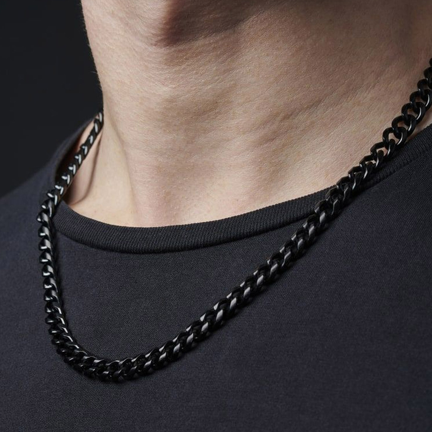 7mm Miami Cuban Chain Necklace for Men-01