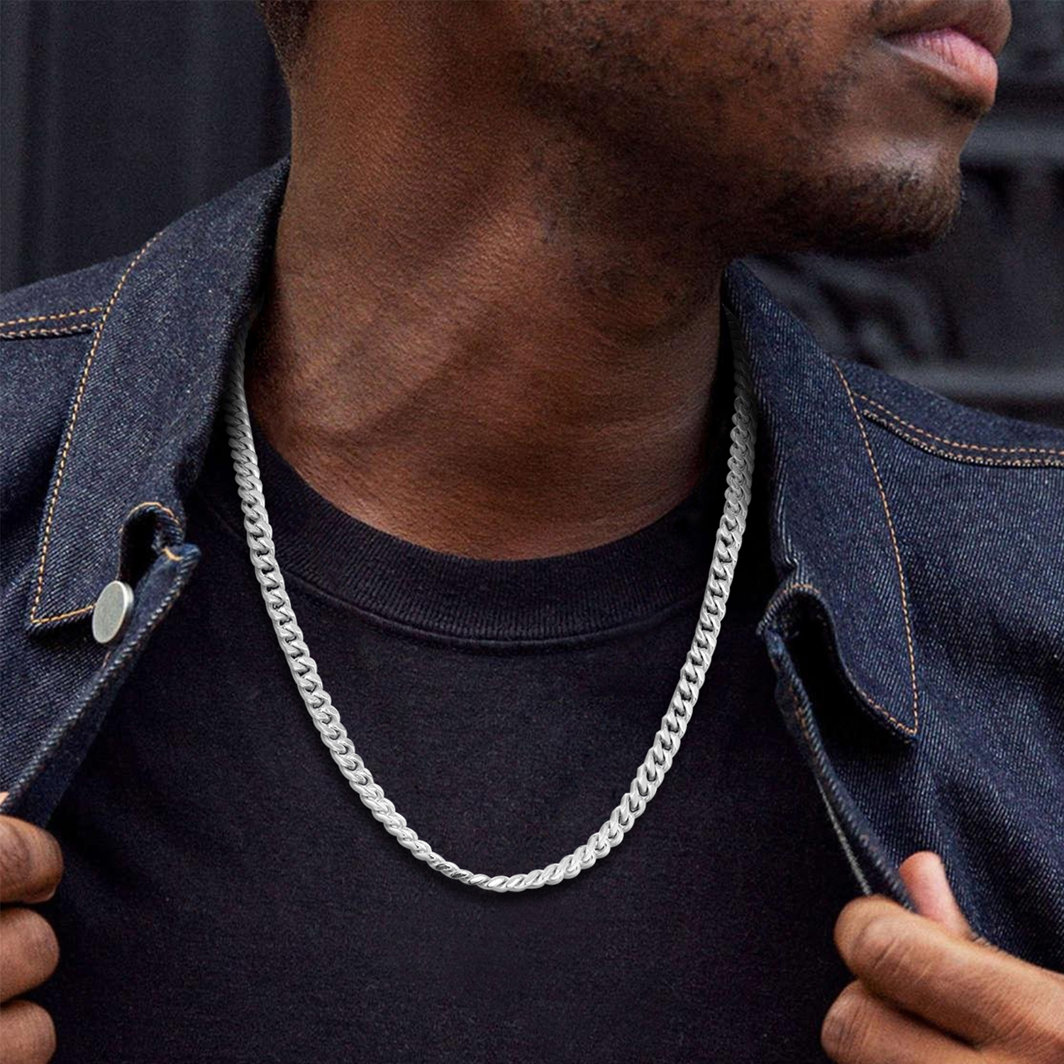 7mm Miami Cuban Chain Necklace for Men-02