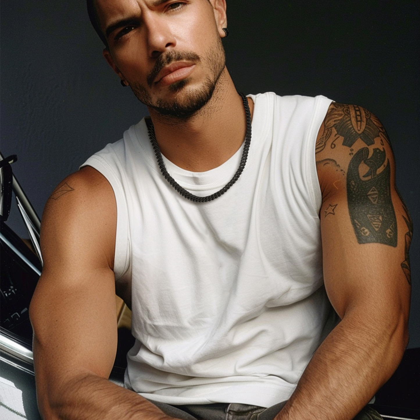 7mm Miami Cuban Chain Necklace for Men-02