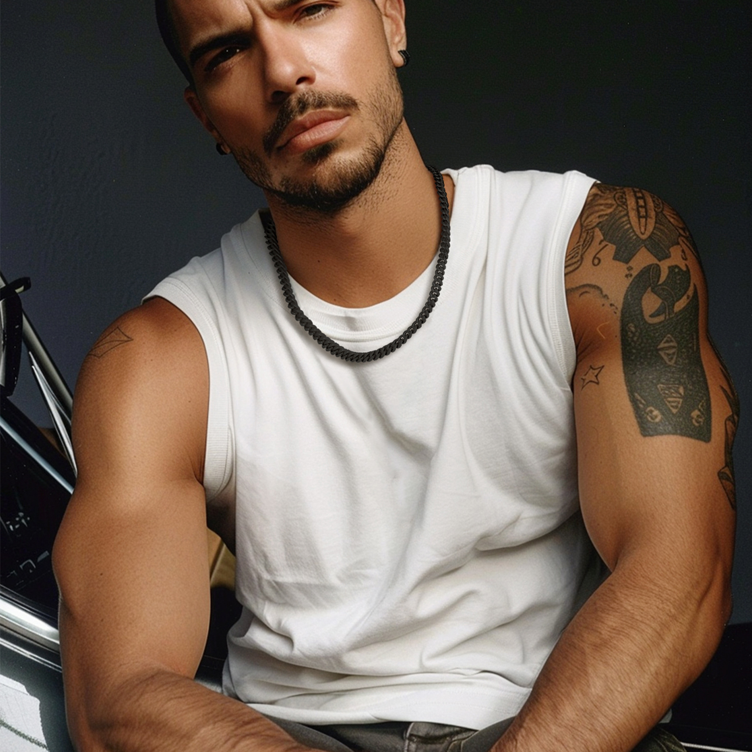 7mm Miami Cuban Chain Necklace for Men-02