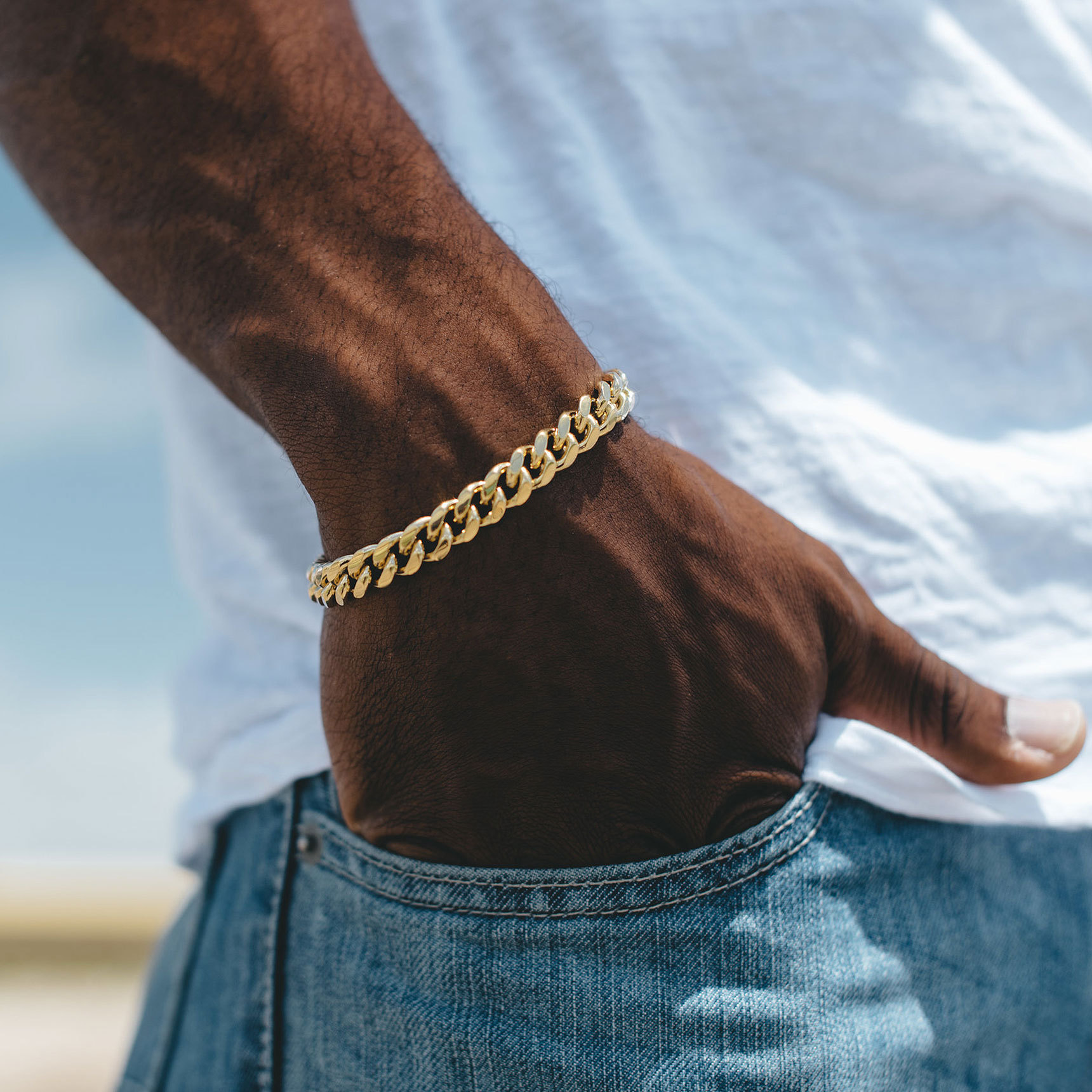 9mm Miami Cuban Chain Bracelet for Men-01