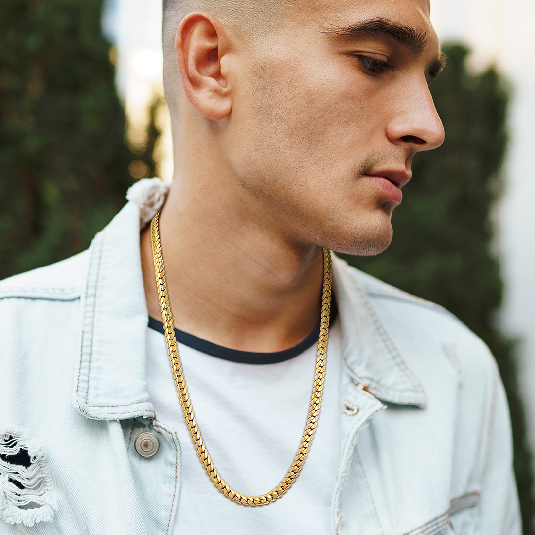 9mm Thick Snake Curb Chain Necklace for Men-02