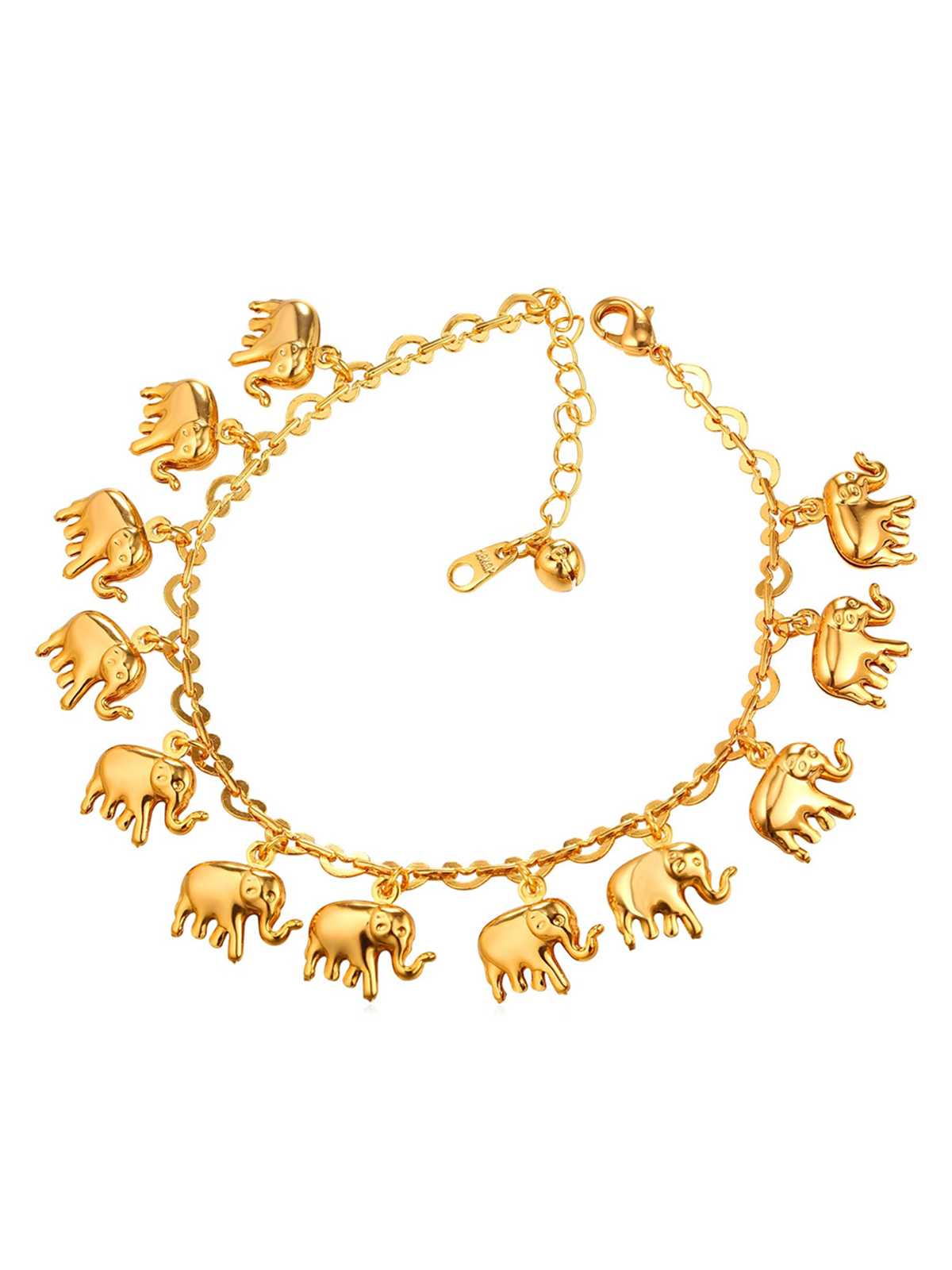 Little Elephant Anklet in 18K Gold Plated