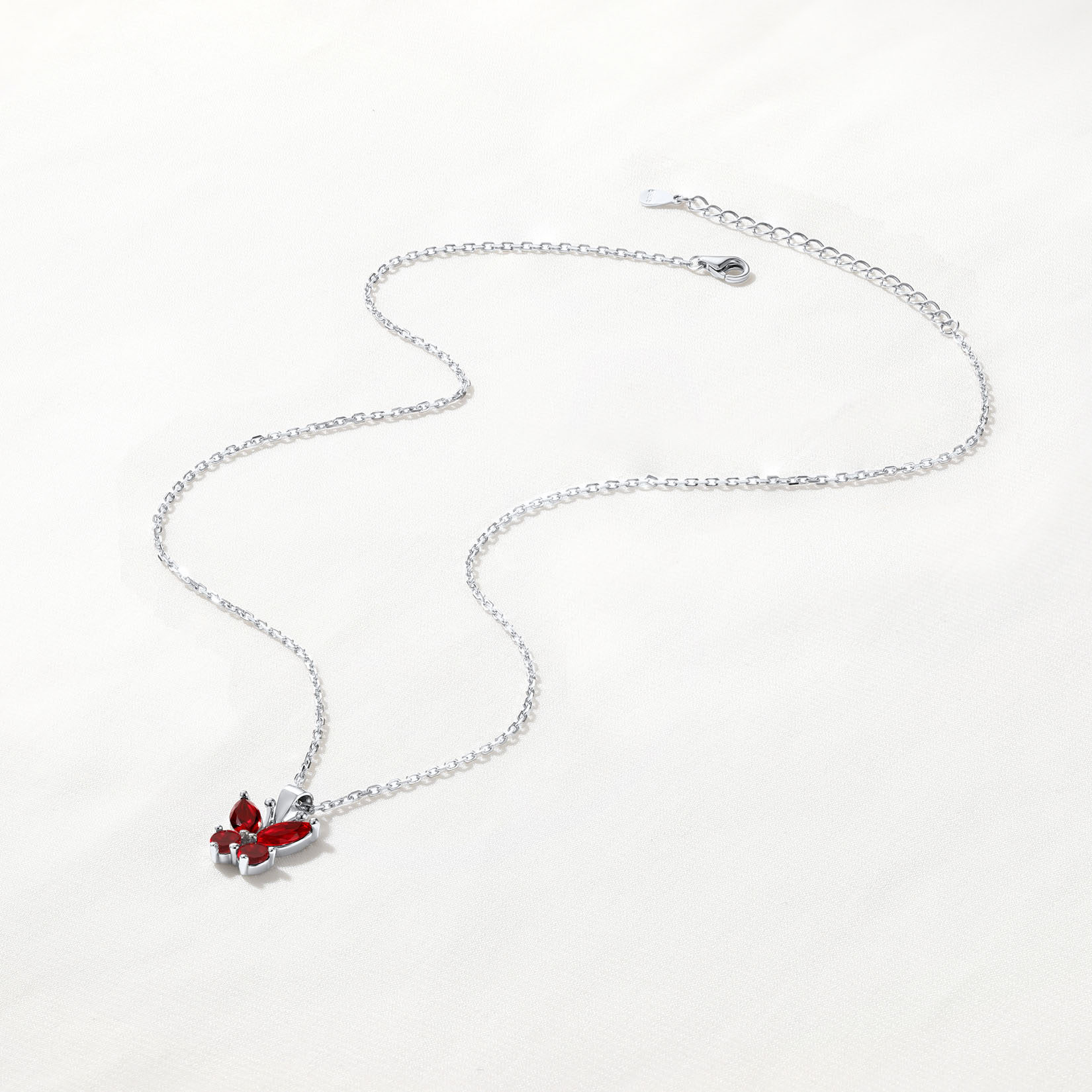 Butterfly Pendant, Birthstone-03