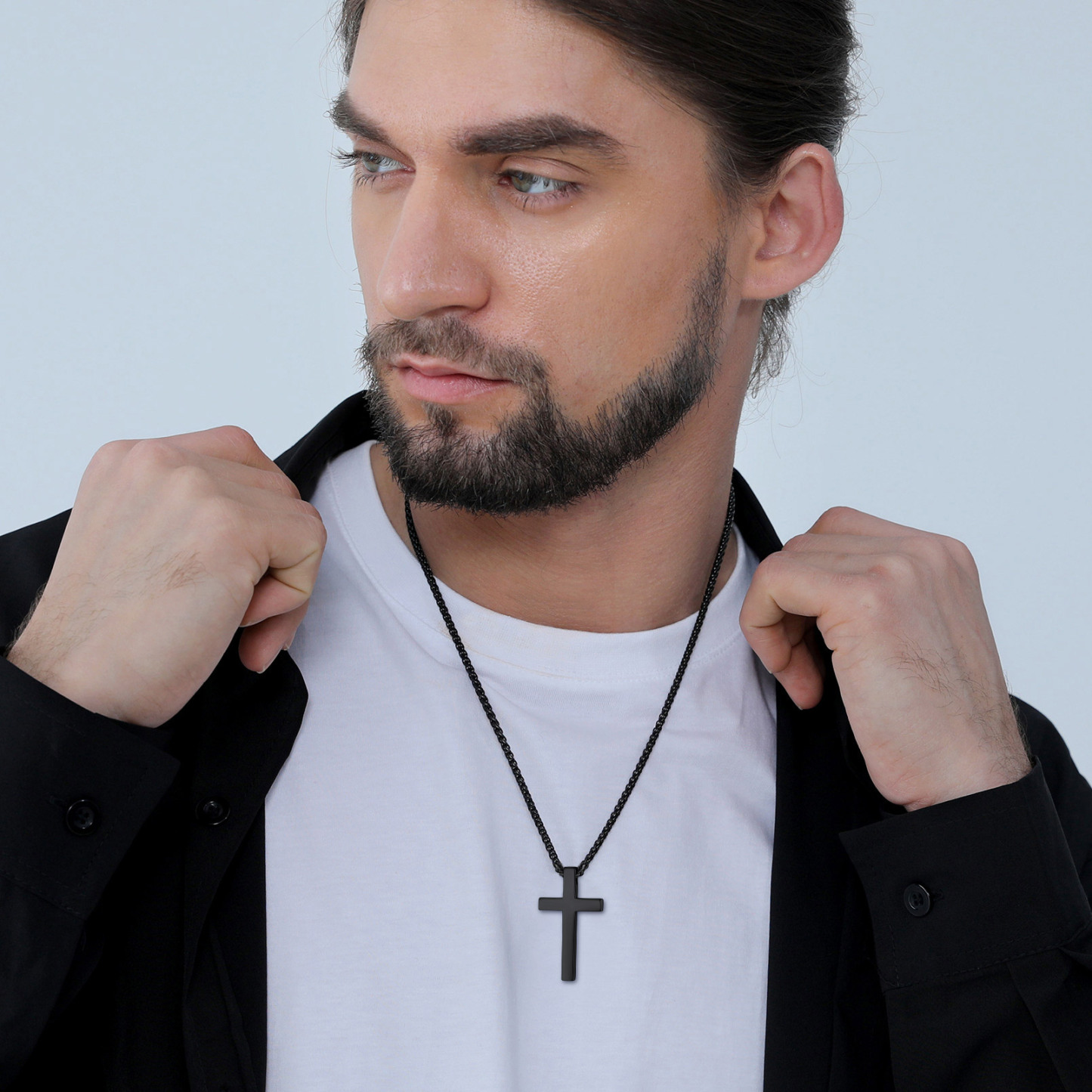 Cross Pendant Necklace for Men