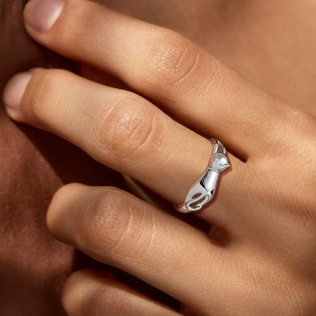 Cute Cat Ring for Women-02
