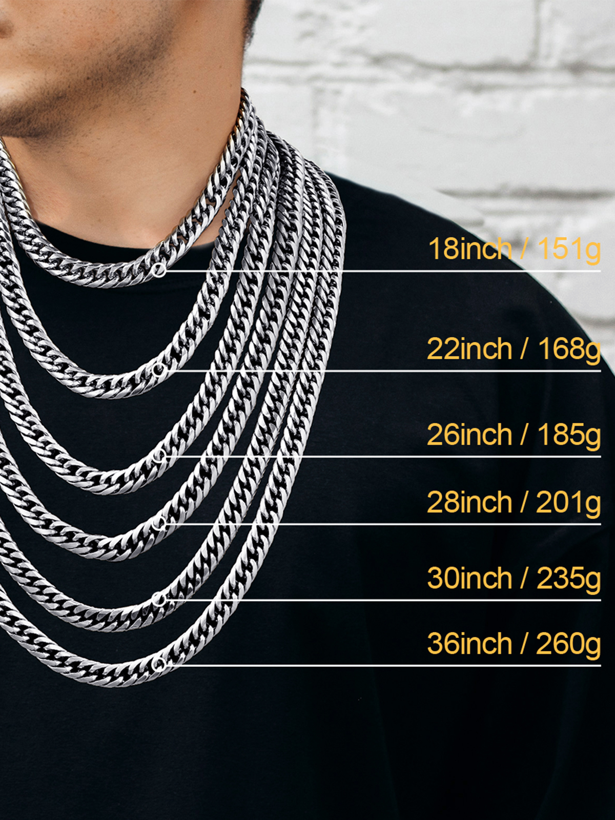 12mm Thick Chunky Franco Curb Link Chain Necklace in Stainless