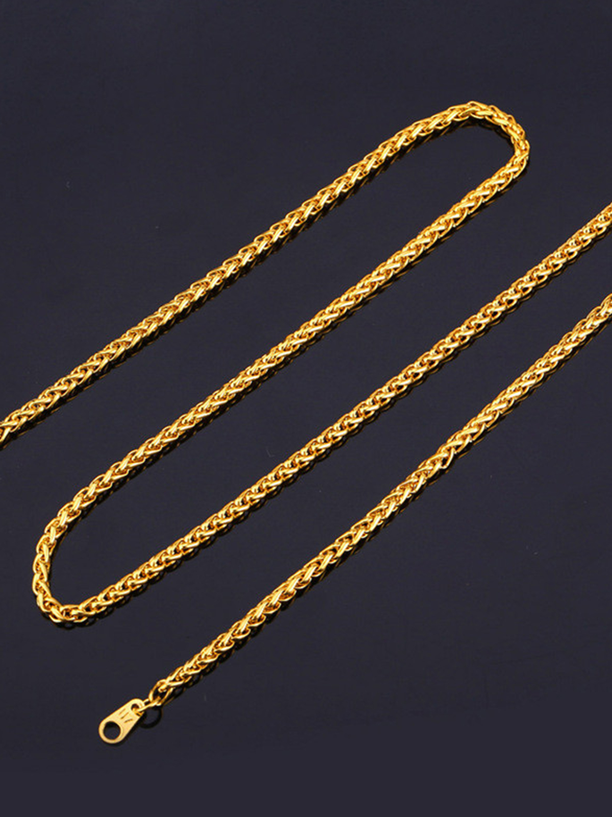 Simple Cross Baptism Pendant Necklace in 14K Gold