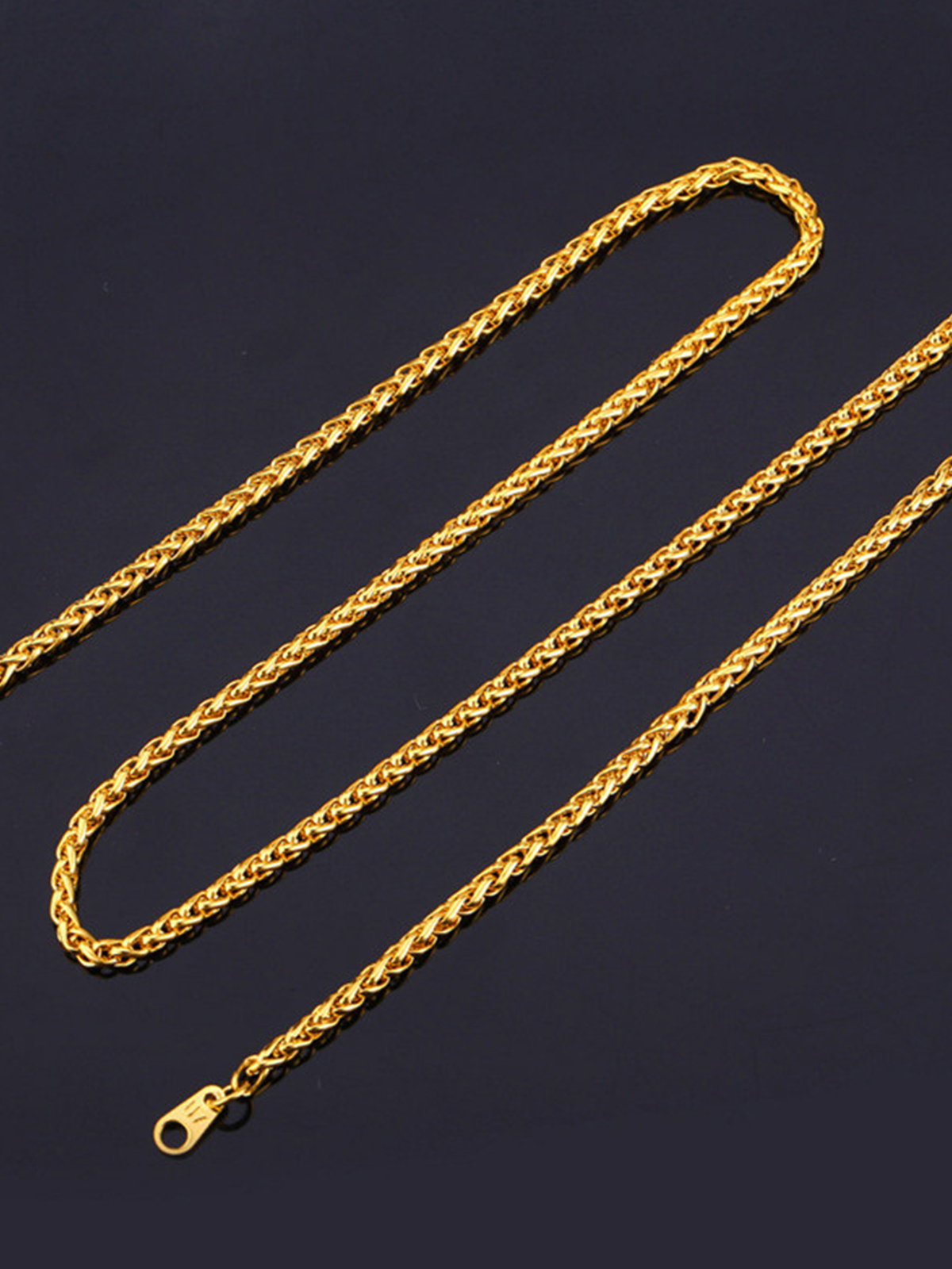 Simple Cross Baptism Pendant Necklace in 14K Gold