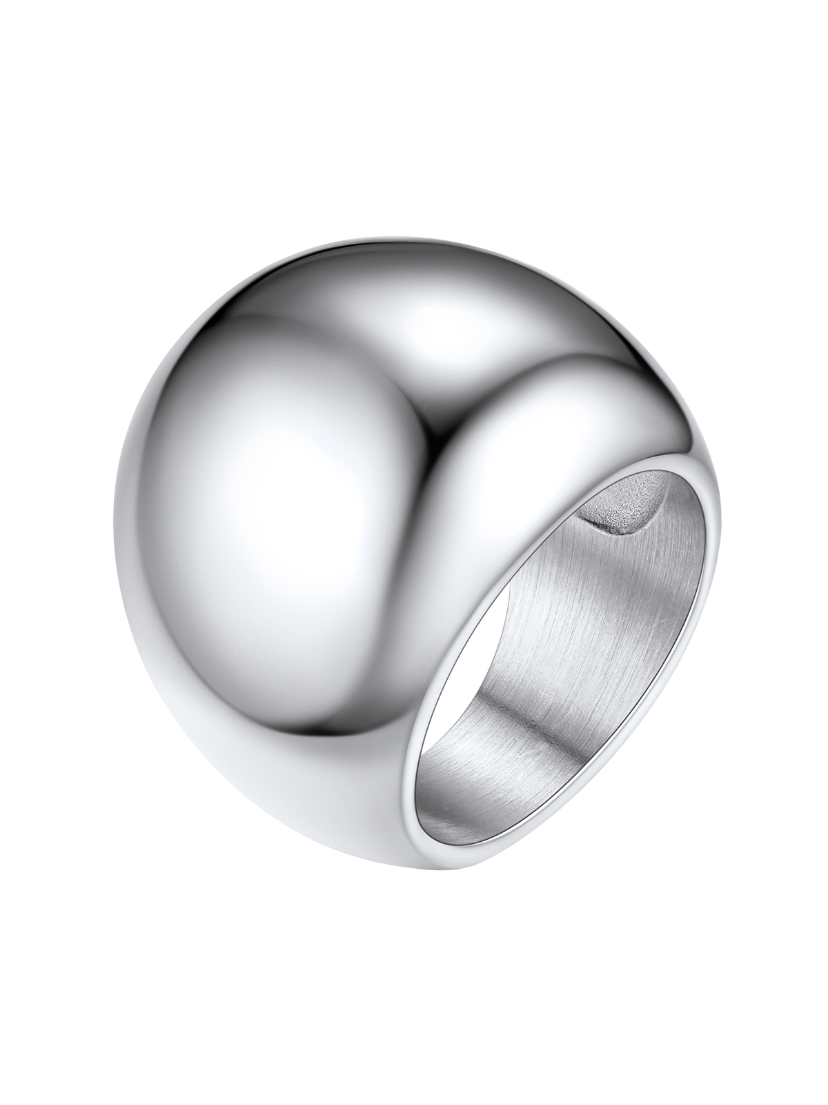 23mm Chunky Dome Statement Ring in Stainless