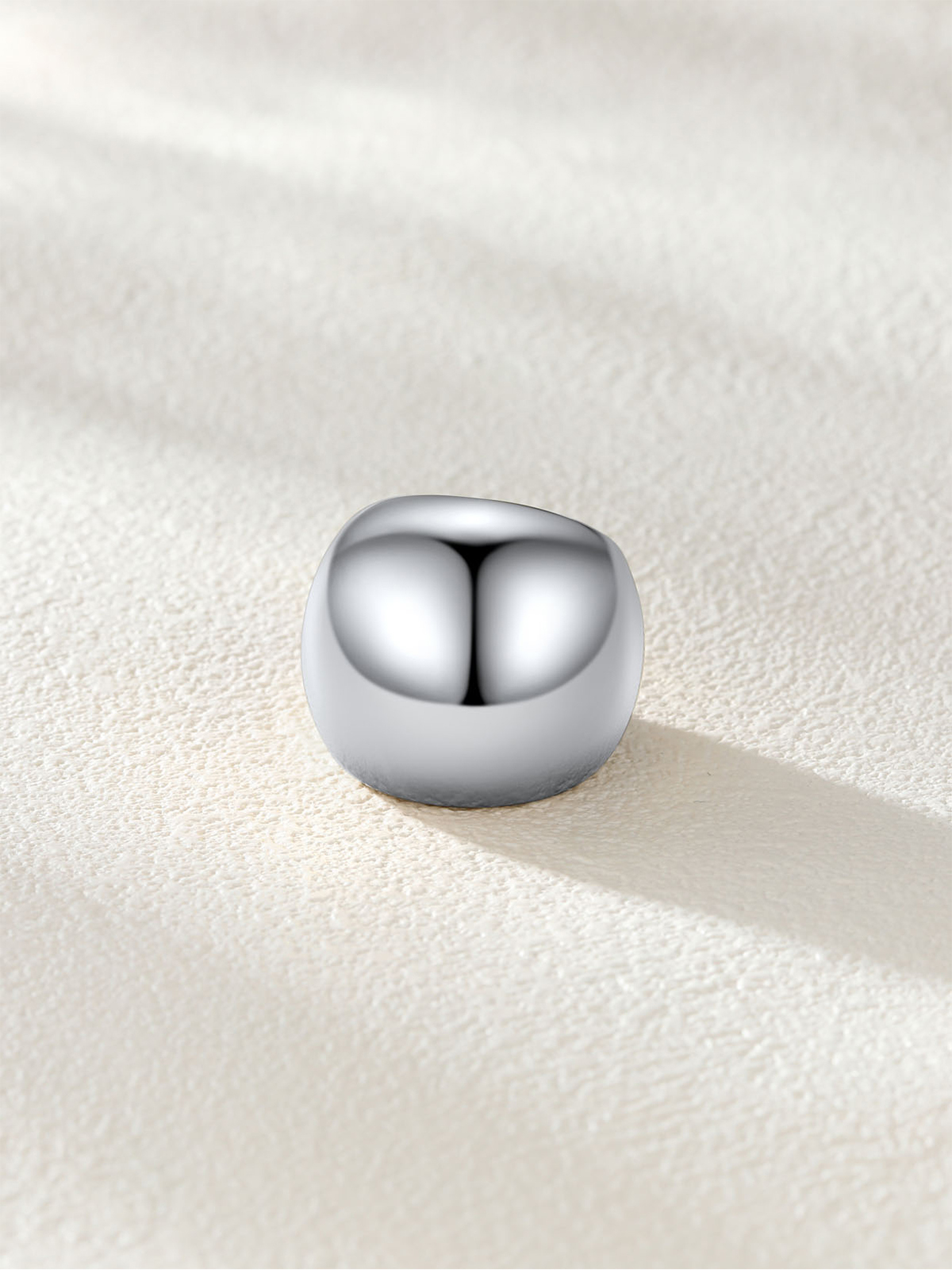 23mm Chunky Dome Statement Ring in Stainless