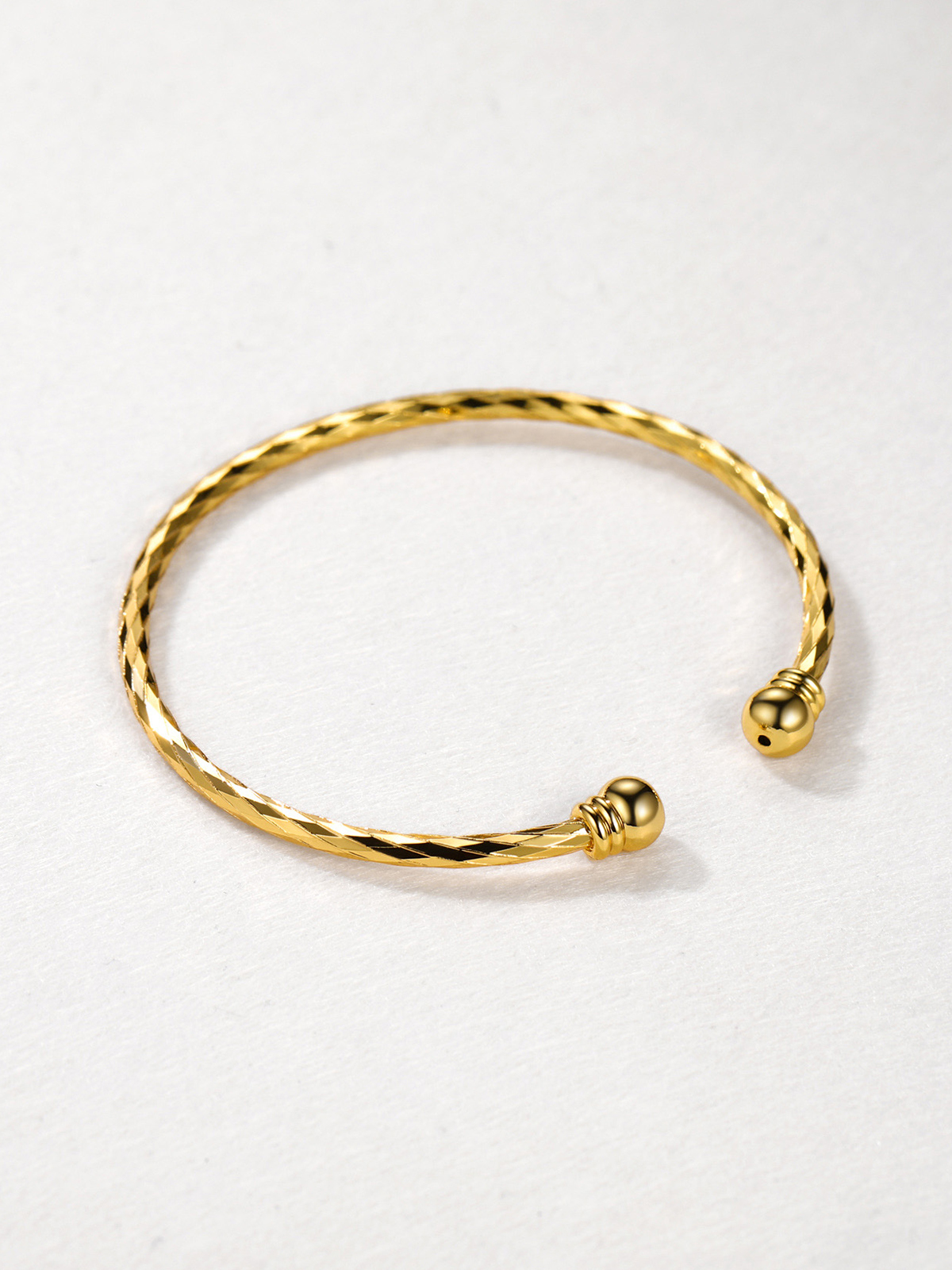 Open Adjustable Bangle Cuff Bracelet