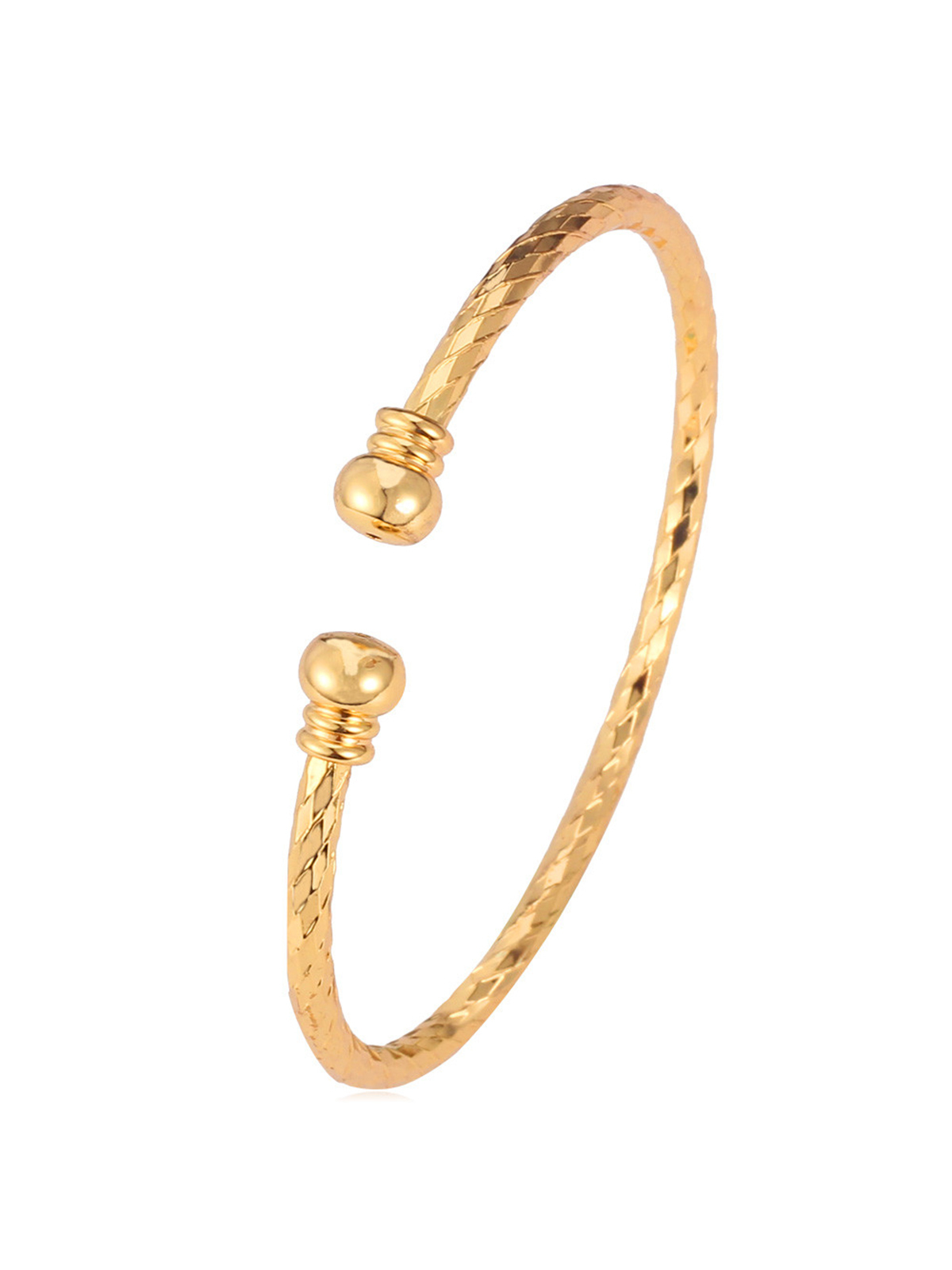 Open Adjustable Bangle Cuff Bracelet