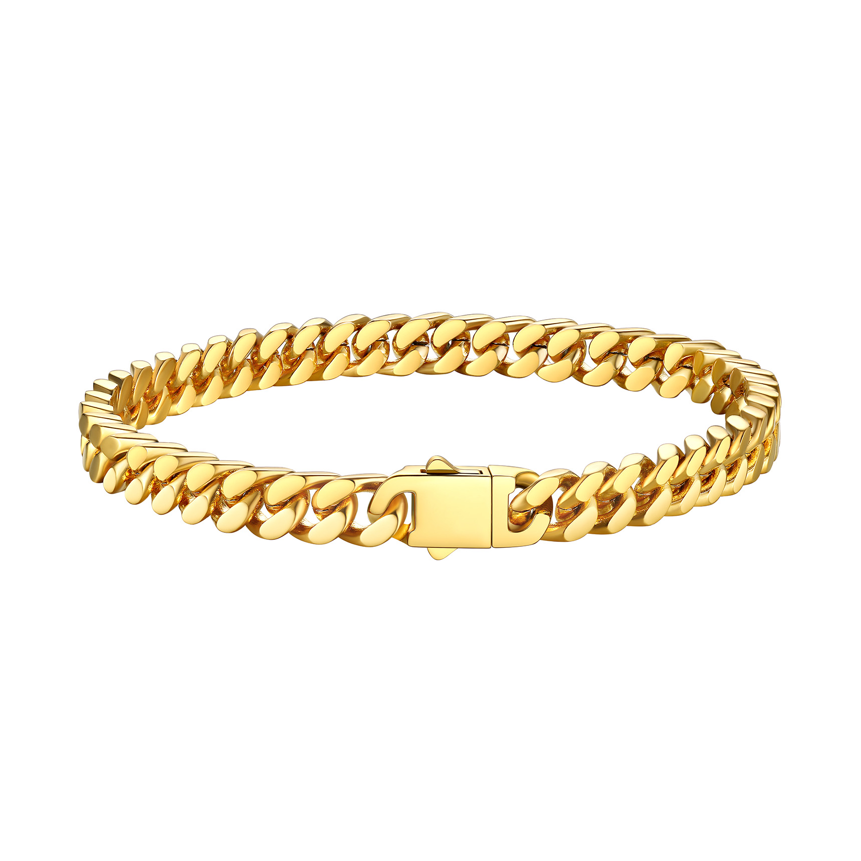 Miami Cuban Chain Bracelet in 18K Gold Plated - 5MM