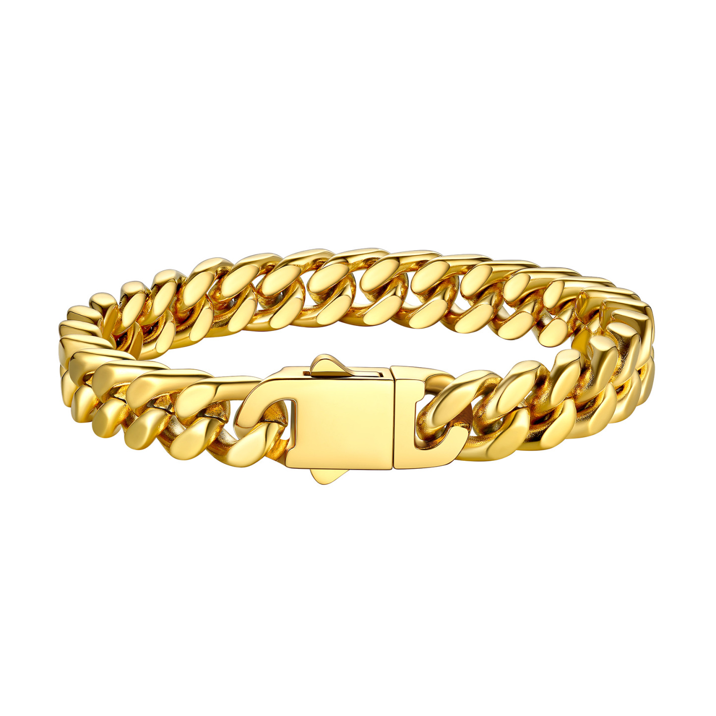 Miami Cuban Chain Bracelet in 18K Gold Plated - 9MM