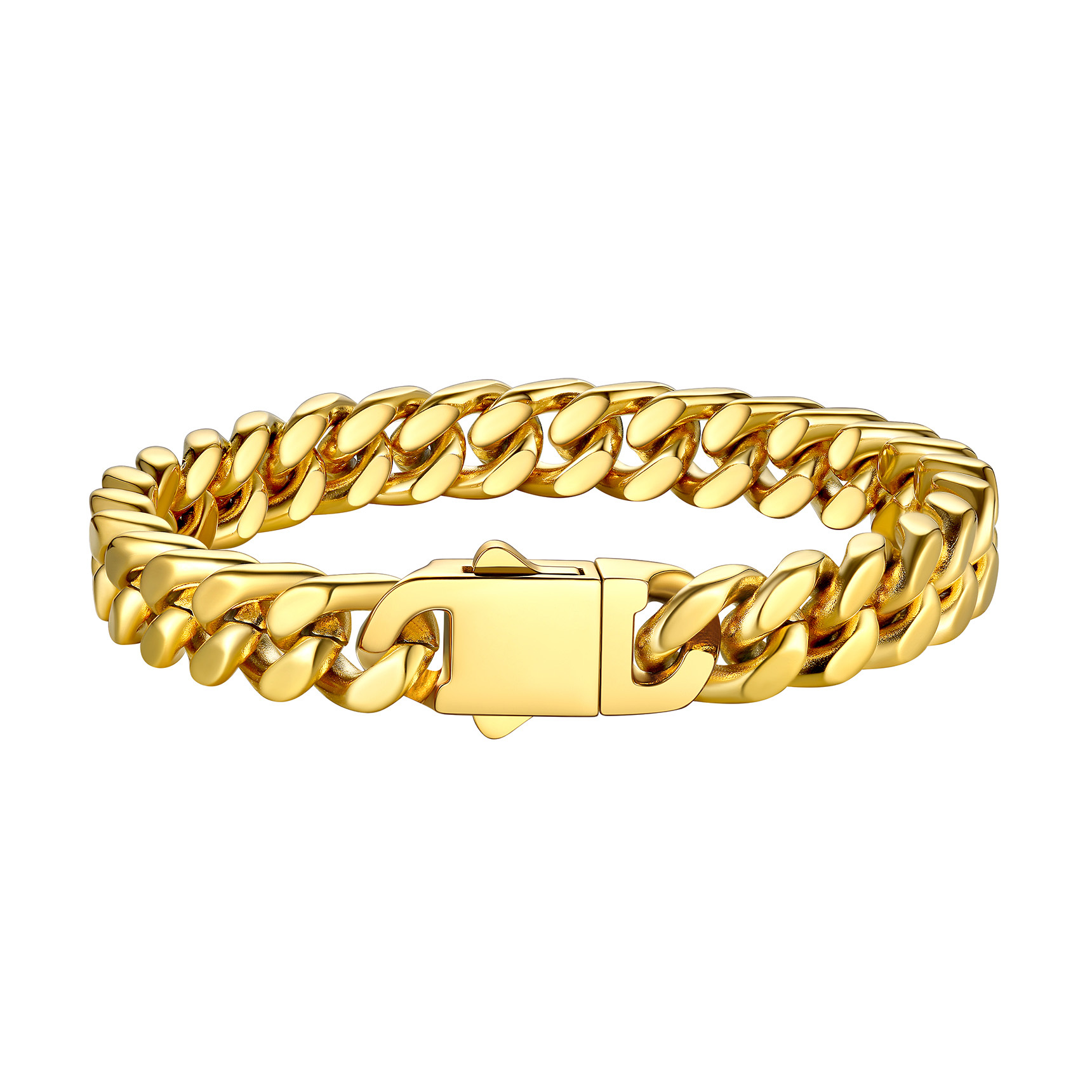 Miami Cuban Chain Bracelet in 18K Gold Plated - 9MM