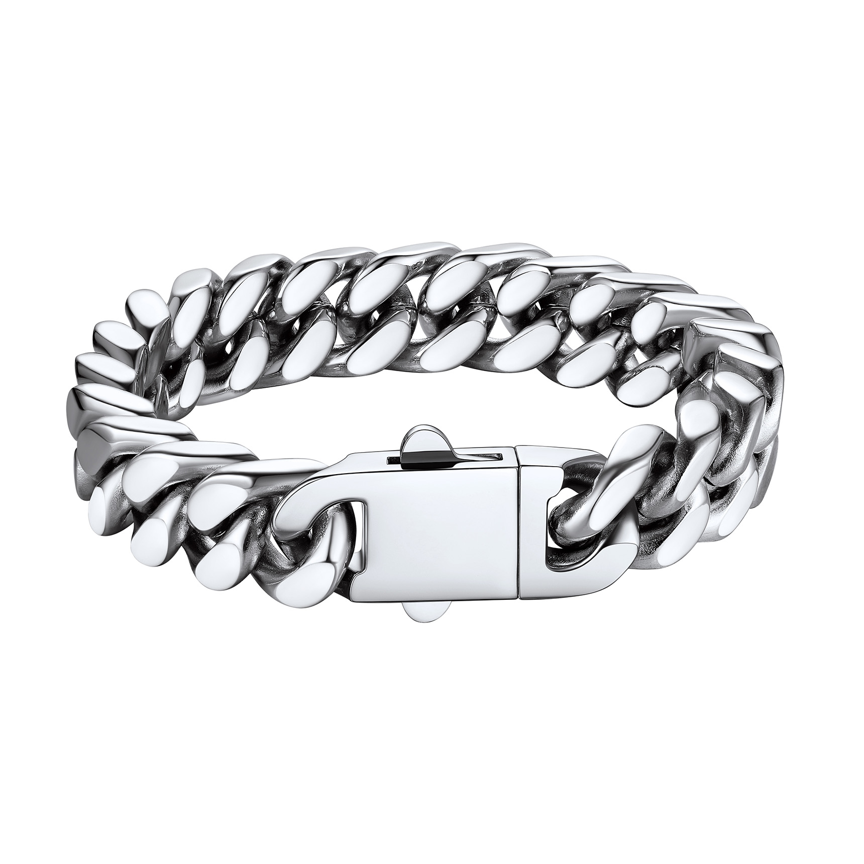Miami Cuban Chain Bracelet in Stainless Steel - 12MM