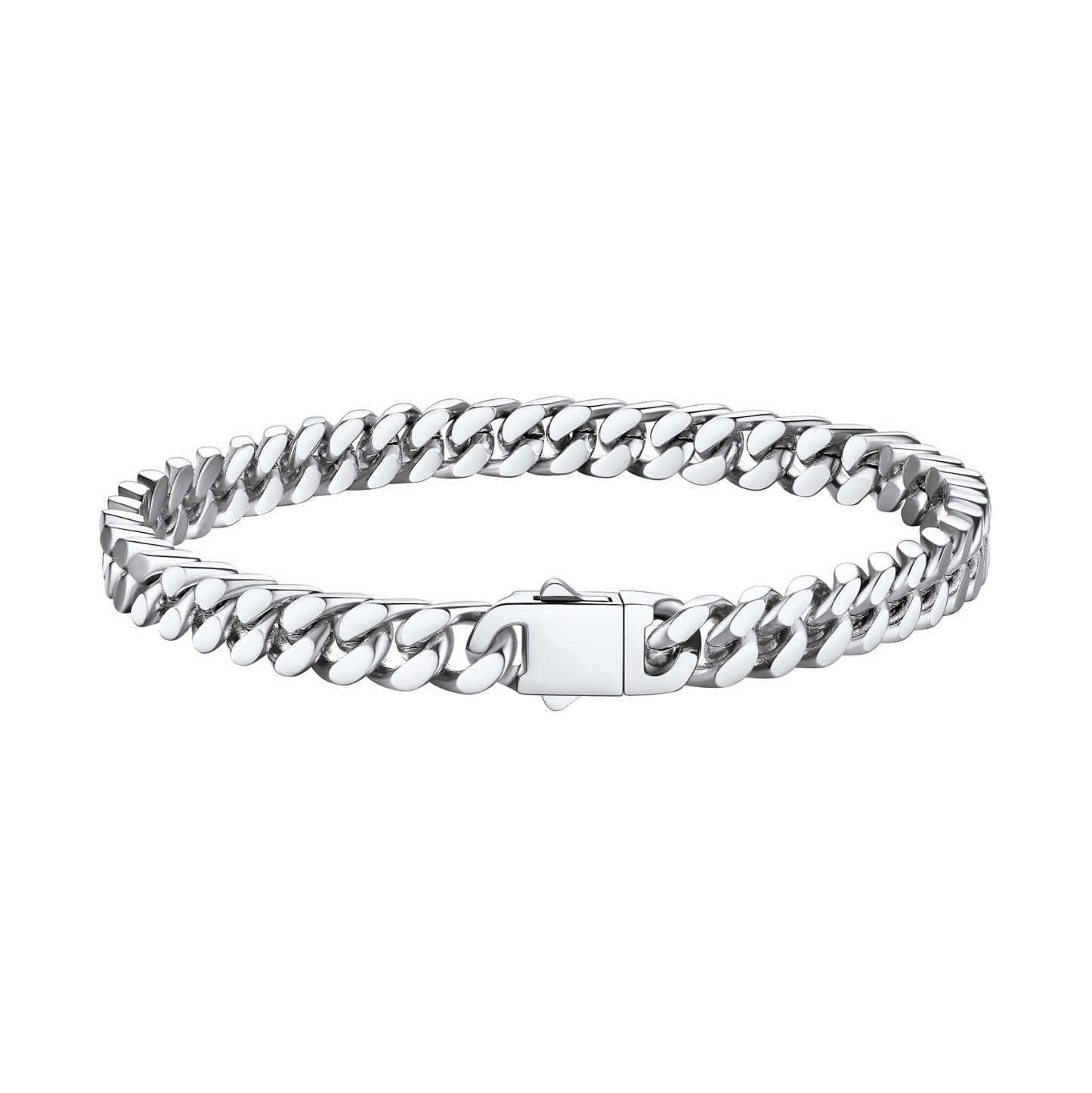 Miami Cuban Chain Bracelet in Stainless Steel - 5MM