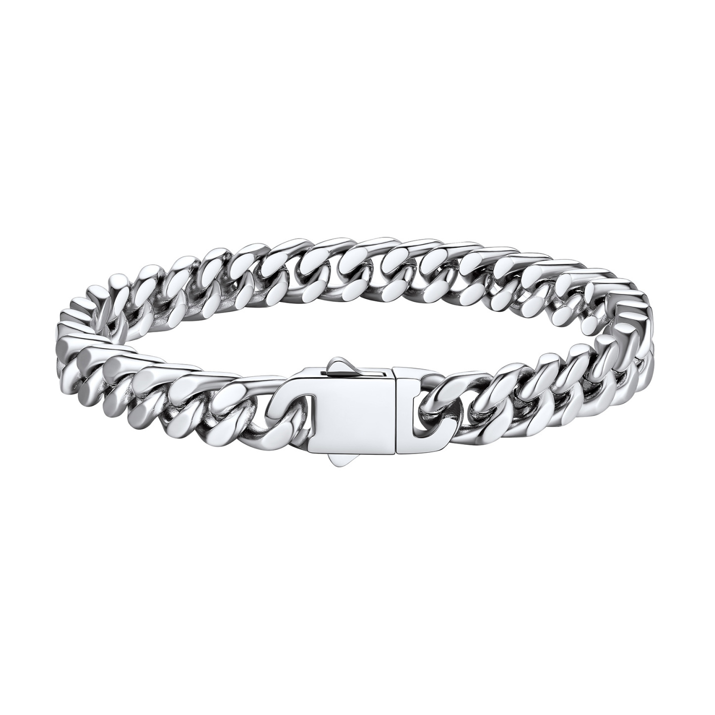 Miami Cuban Chain Bracelet in Stainless Steel - 7MM