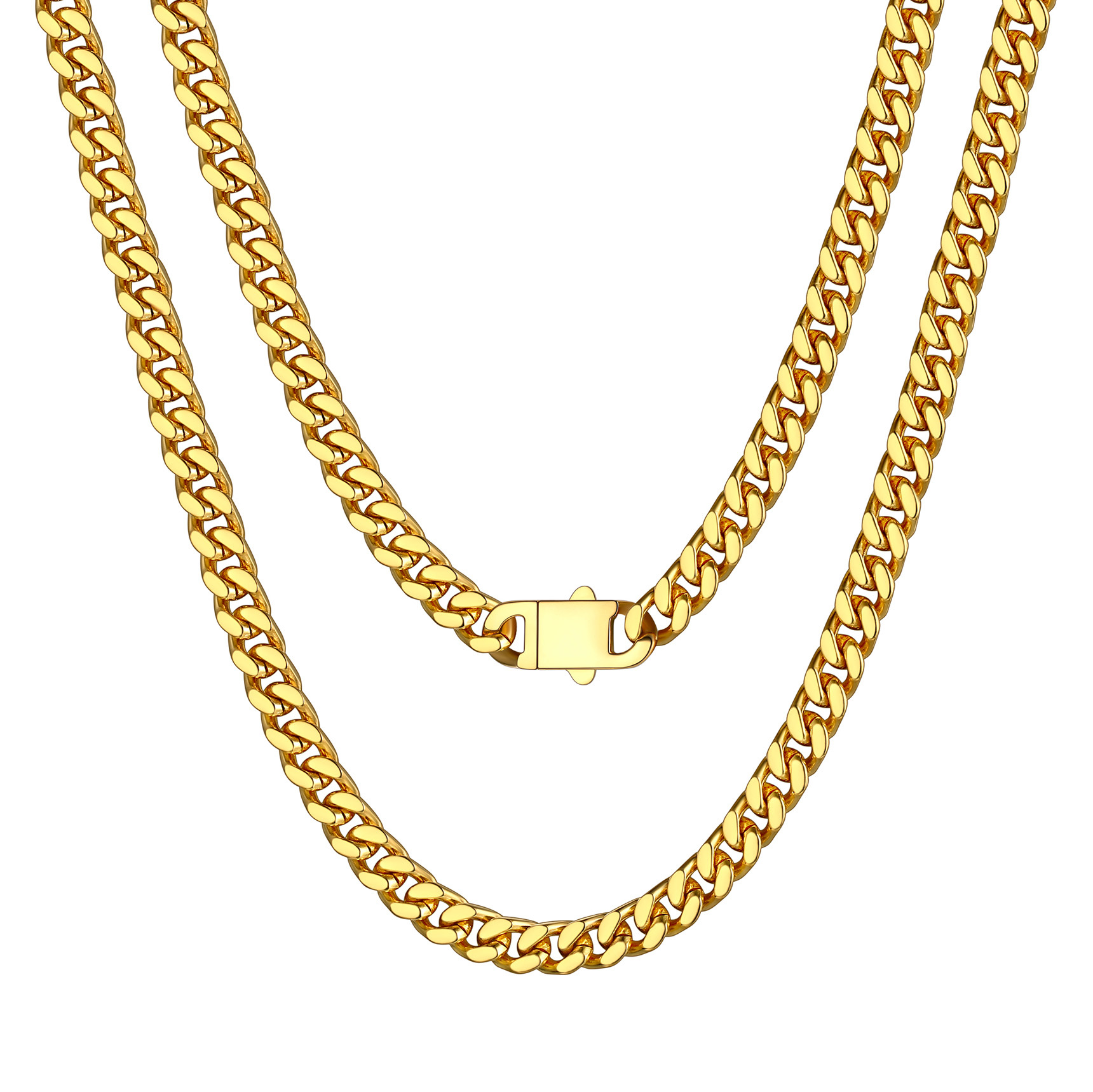 Miami Cuban Chain Necklace in 14K Gold Plated - 5MM