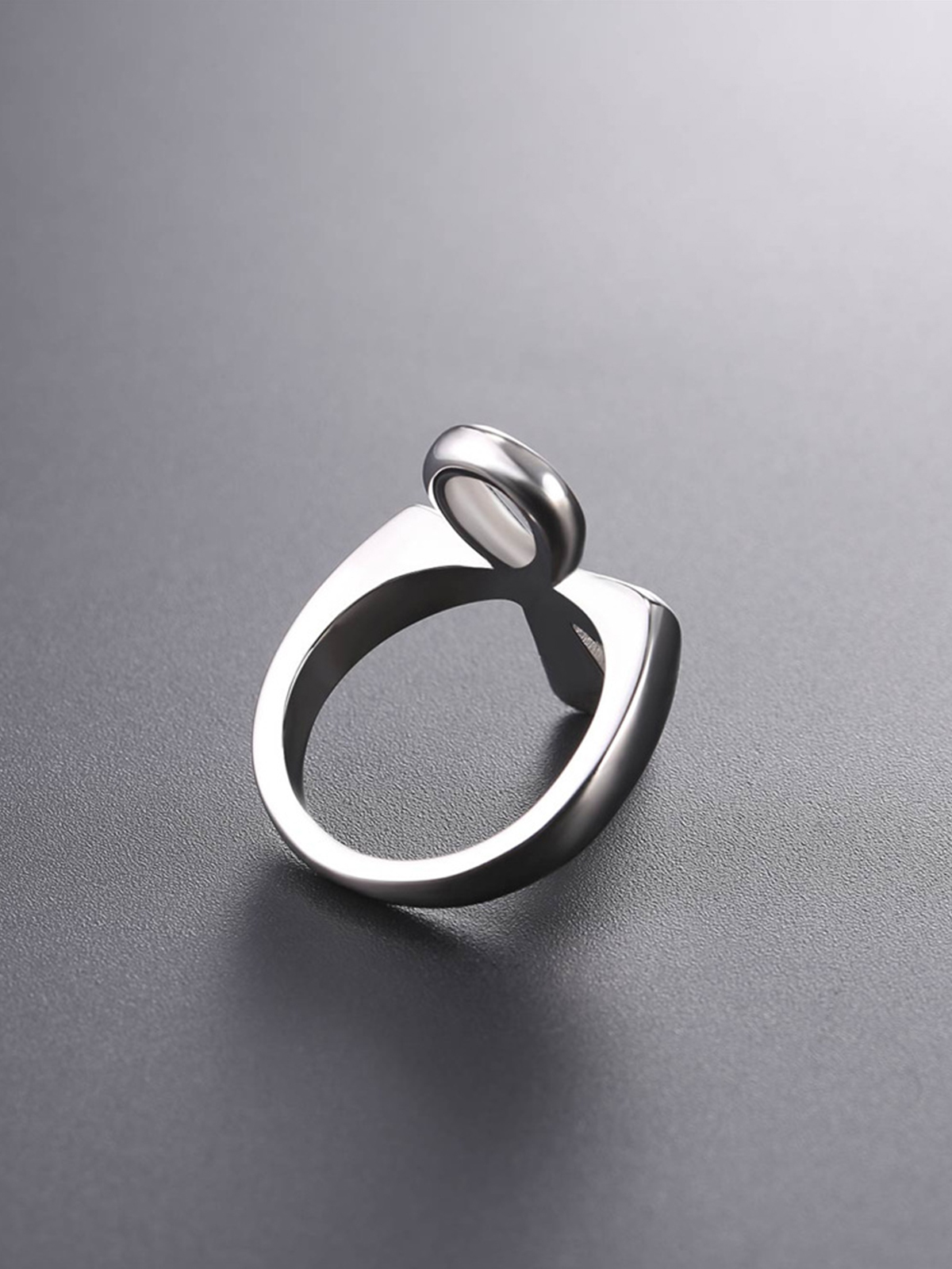 Egyptian Ankh Cross Ring in Stainless