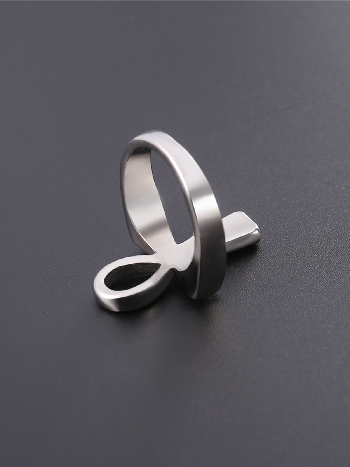 Egyptian Ankh Cross Ring in Stainless