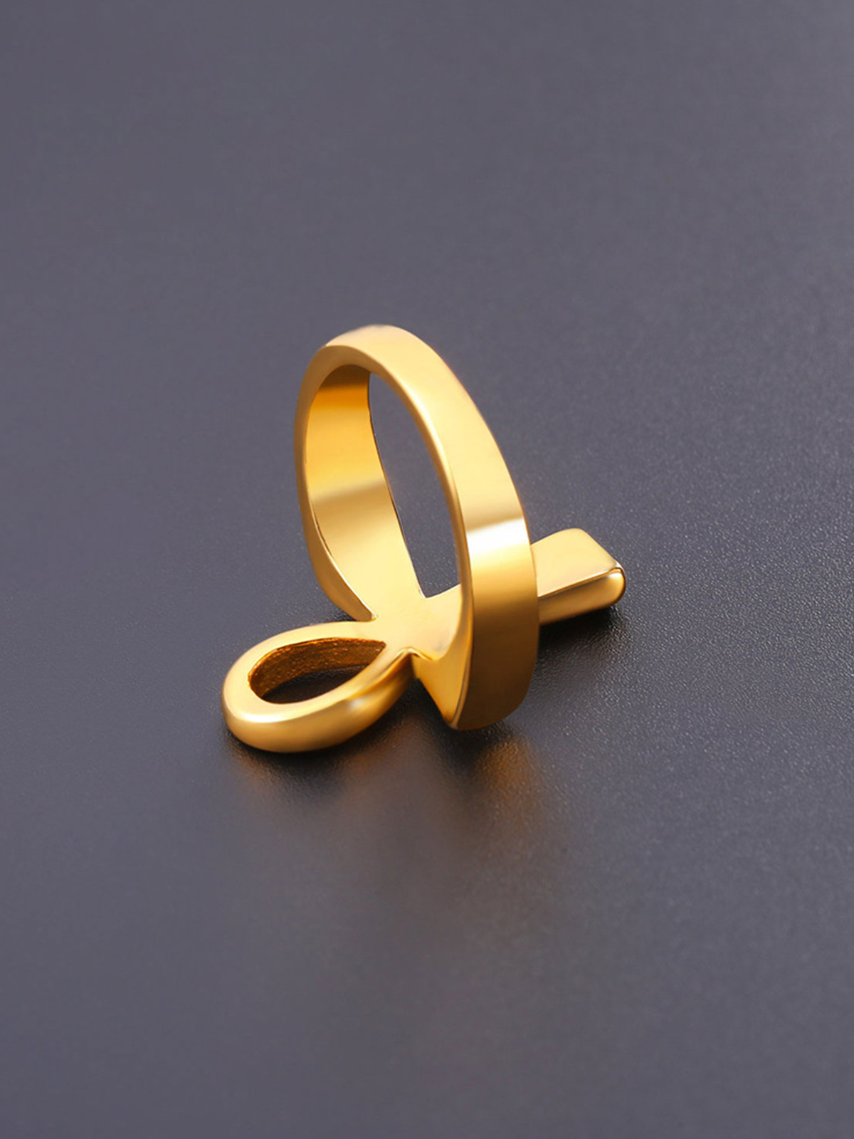 Egyptian Ankh Cross Ring in 18K Gold