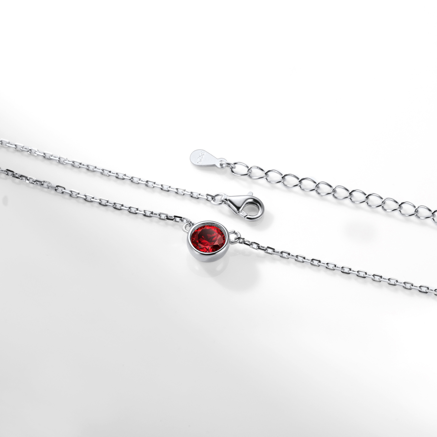 Round Pendant, Birthstone-04