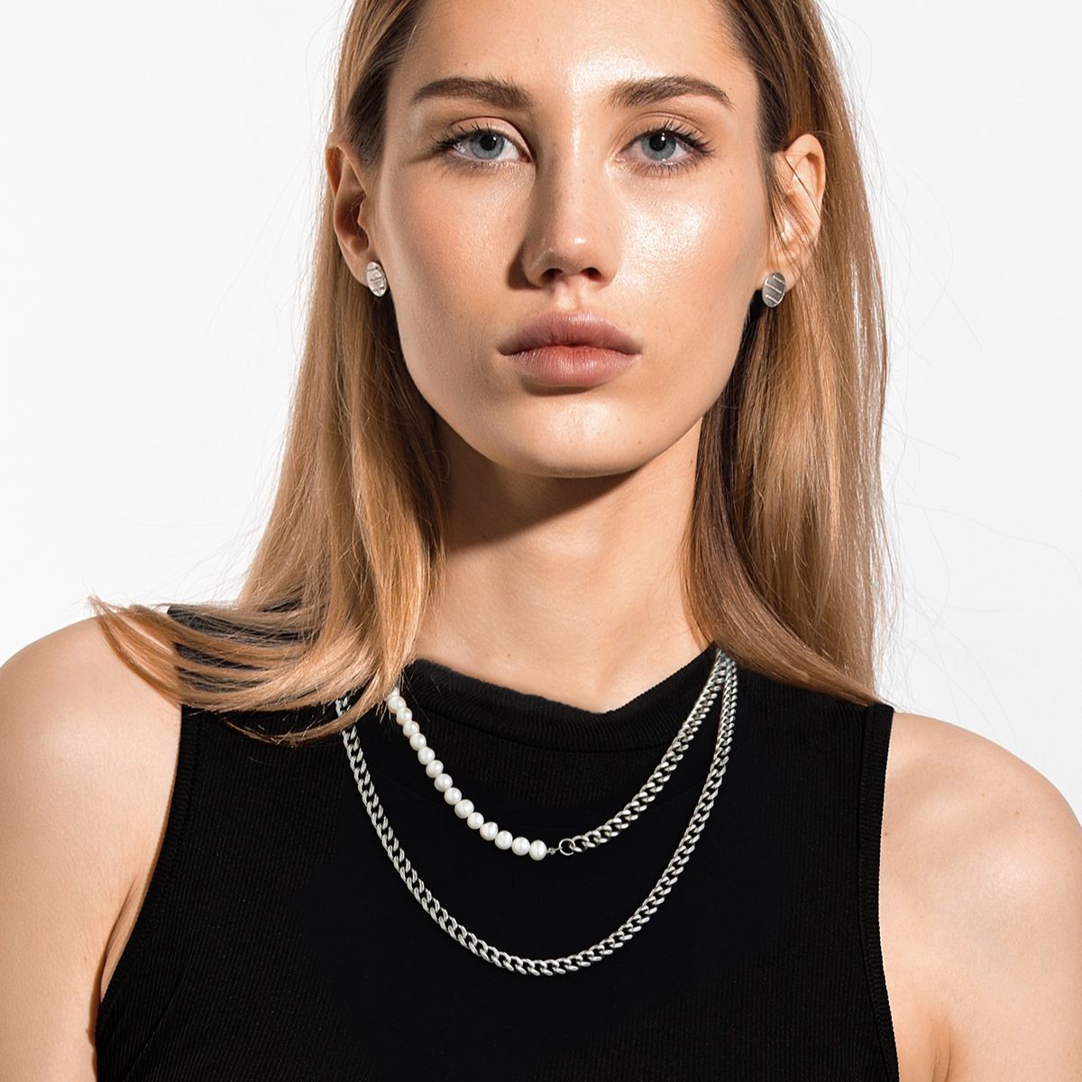 6mm Thick Cuban Chain Necklace in Stainless