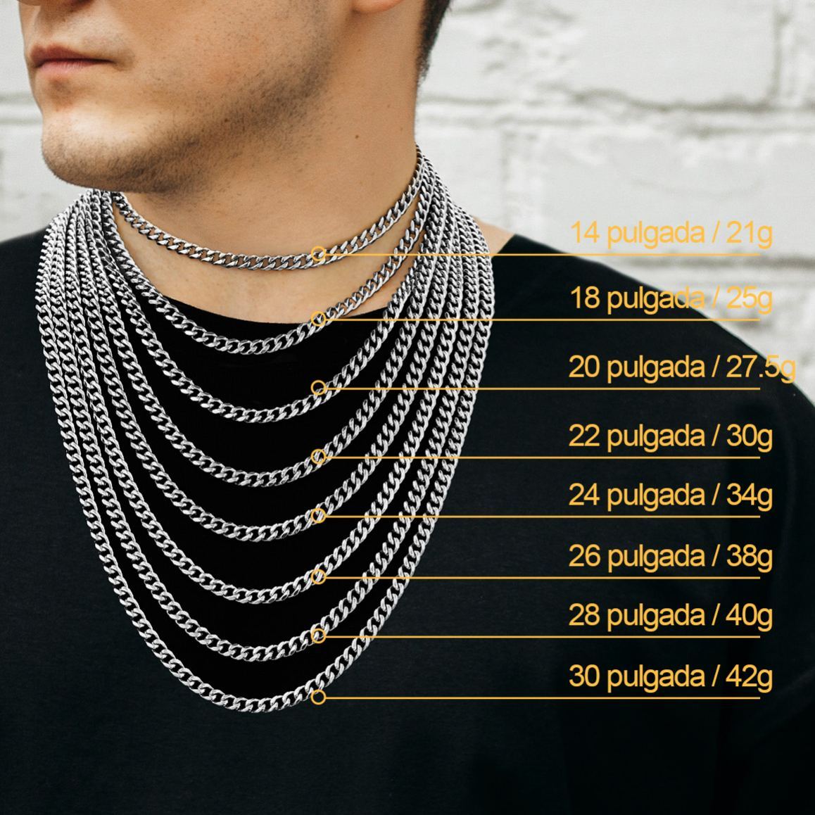 6mm Thick Cuban Chain Necklace in Stainless