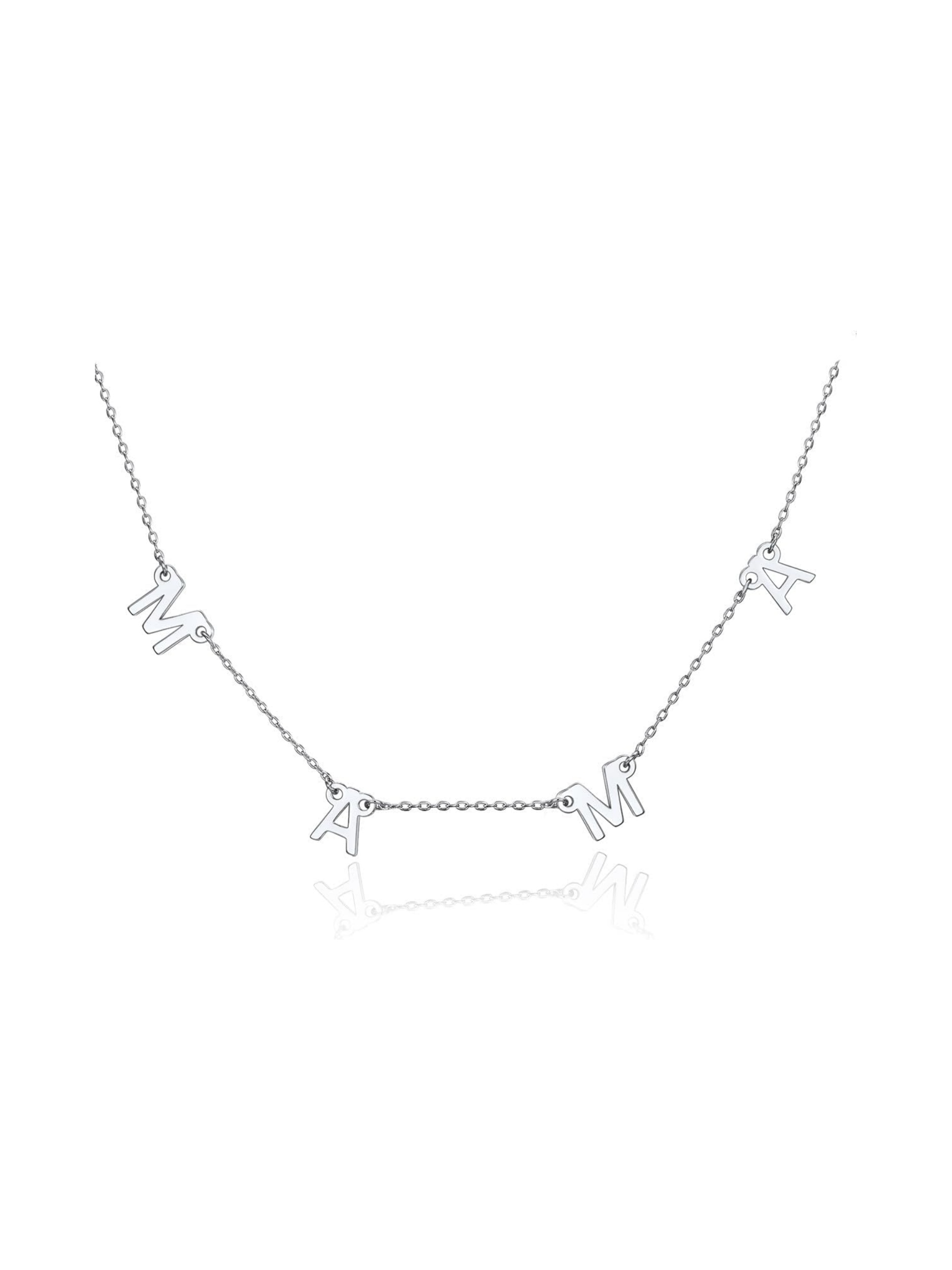 Cubic Zirconia MAMA Mom Choker Necklace