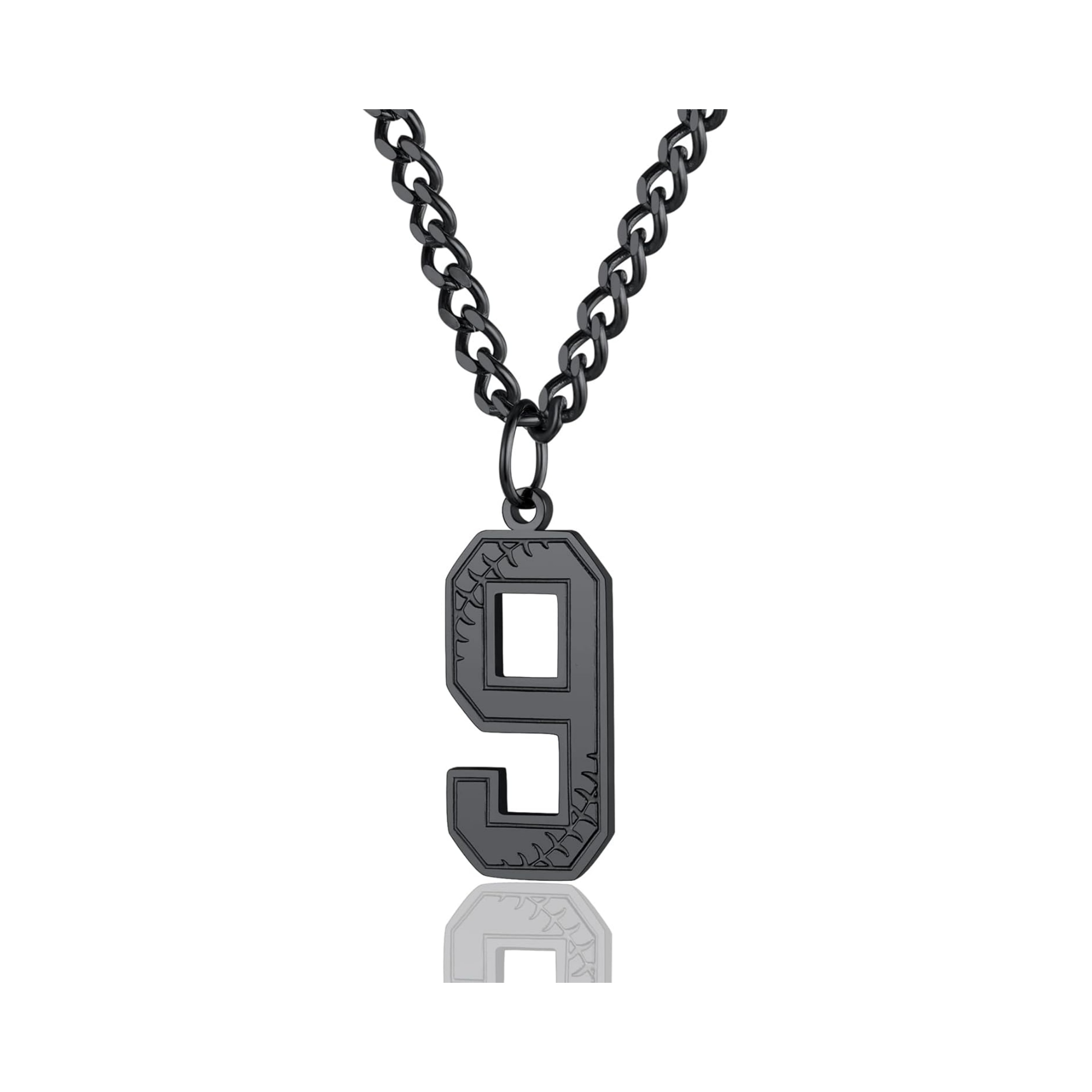 Thorn Mark Lucky Number 9 Necklaces