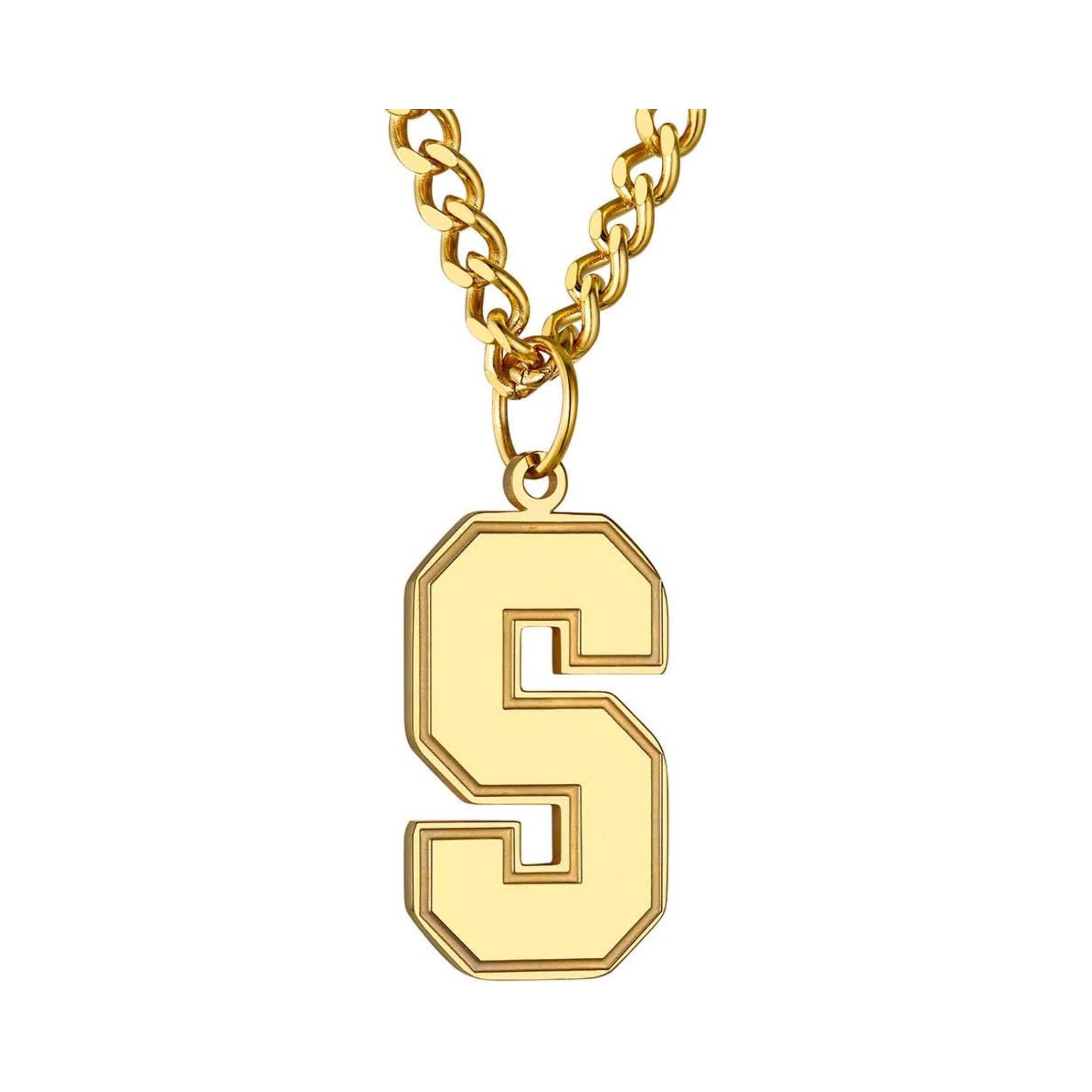 Initial S letter Necklace
