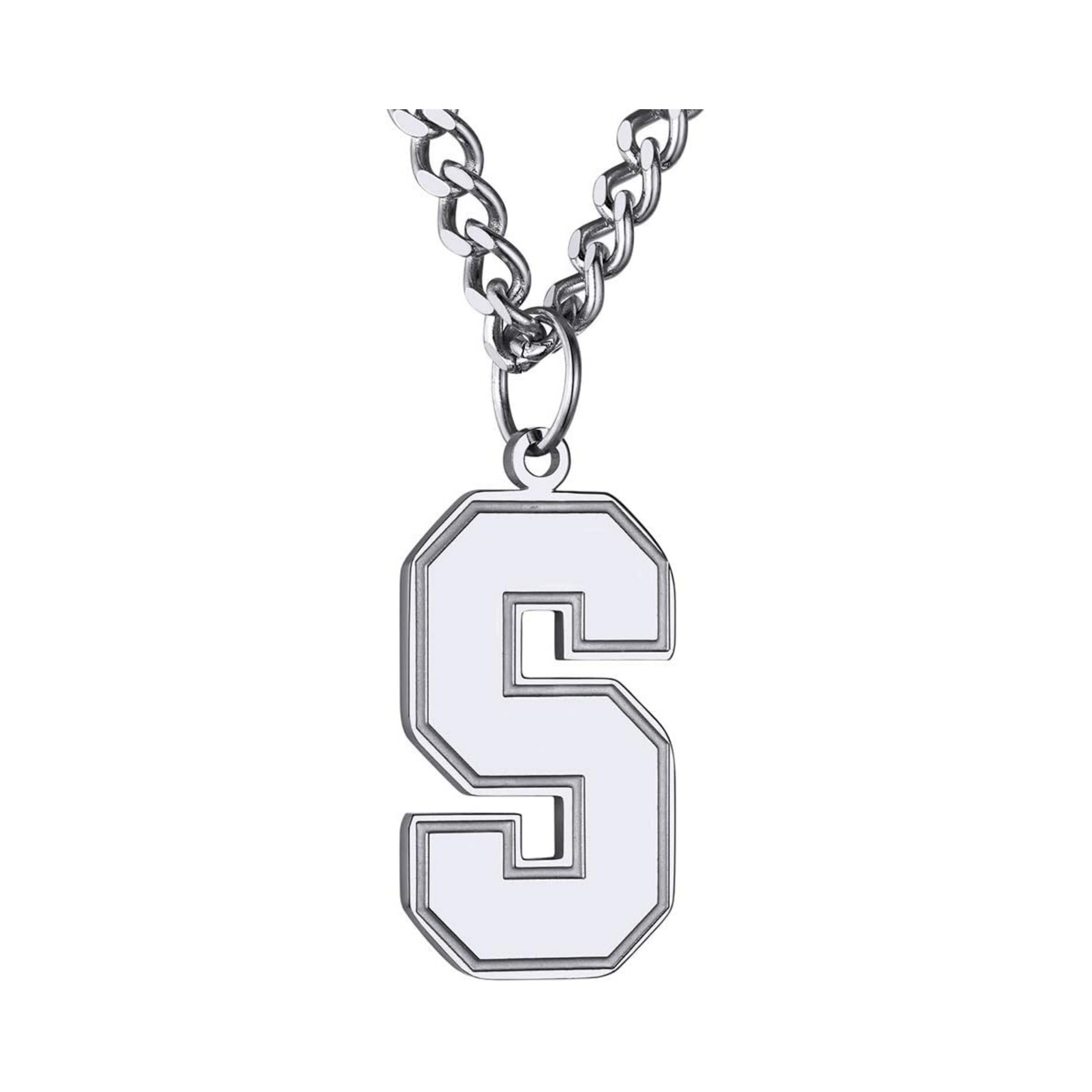 Initial S letter Necklace