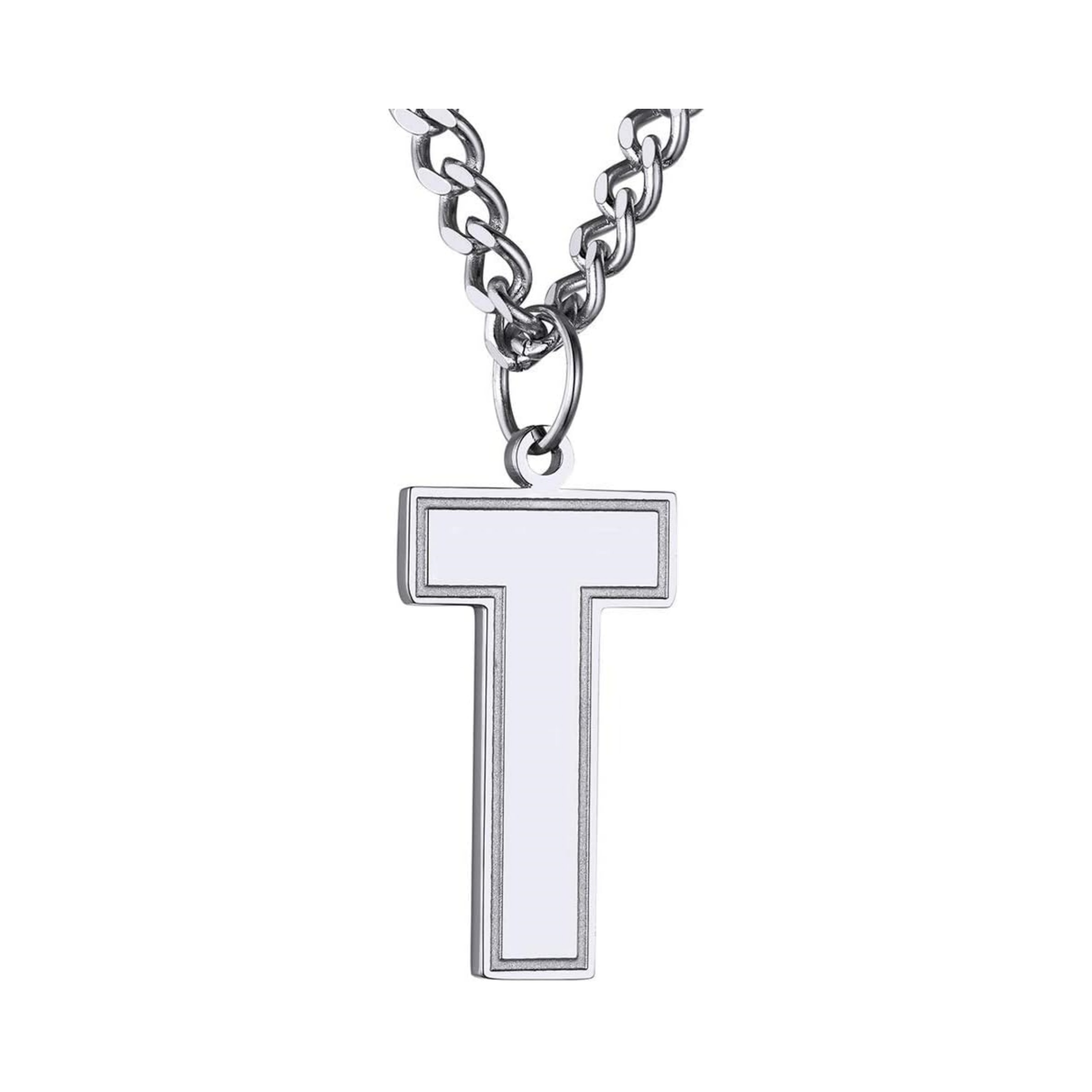 Initial T letter Necklace
