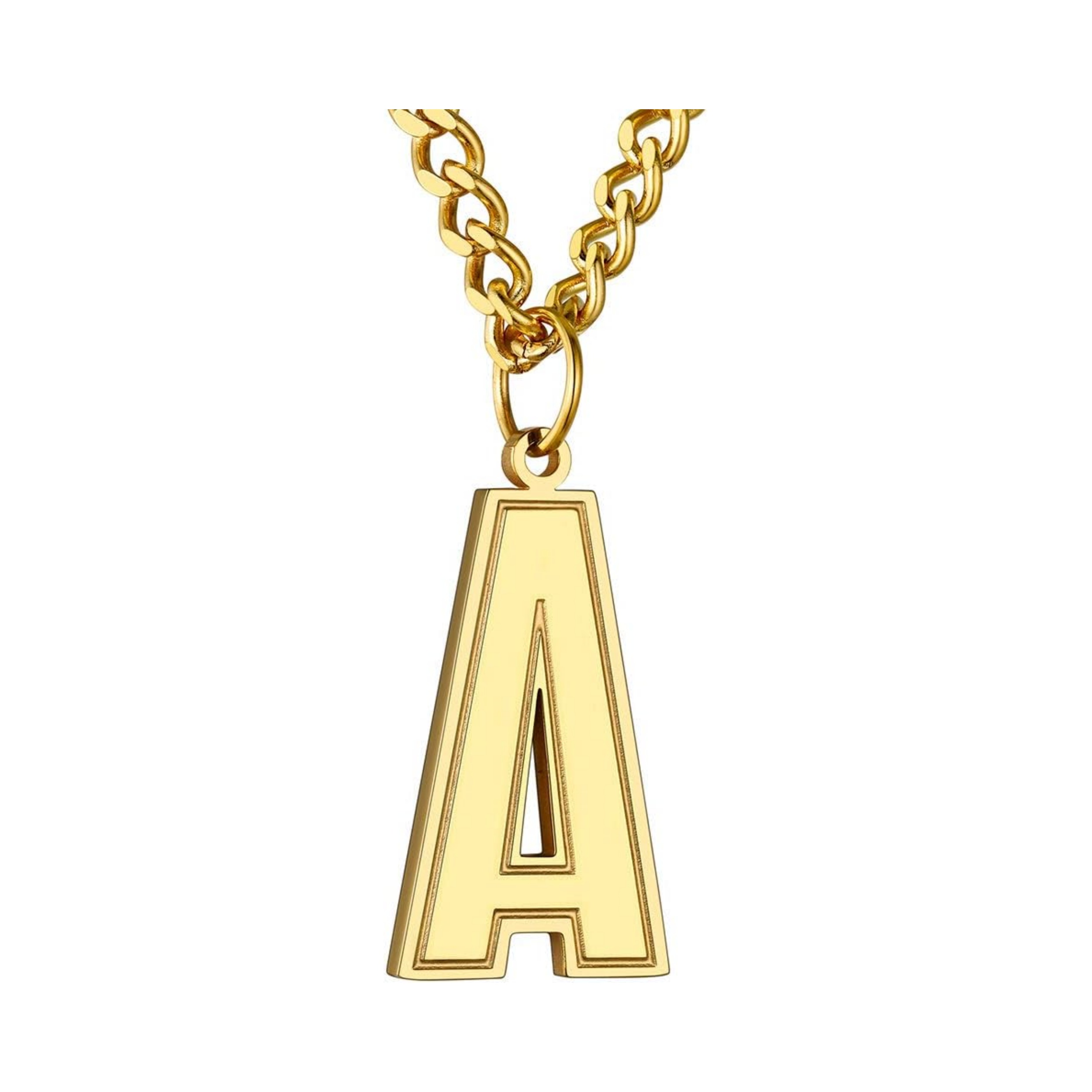 Initial A letter Necklace