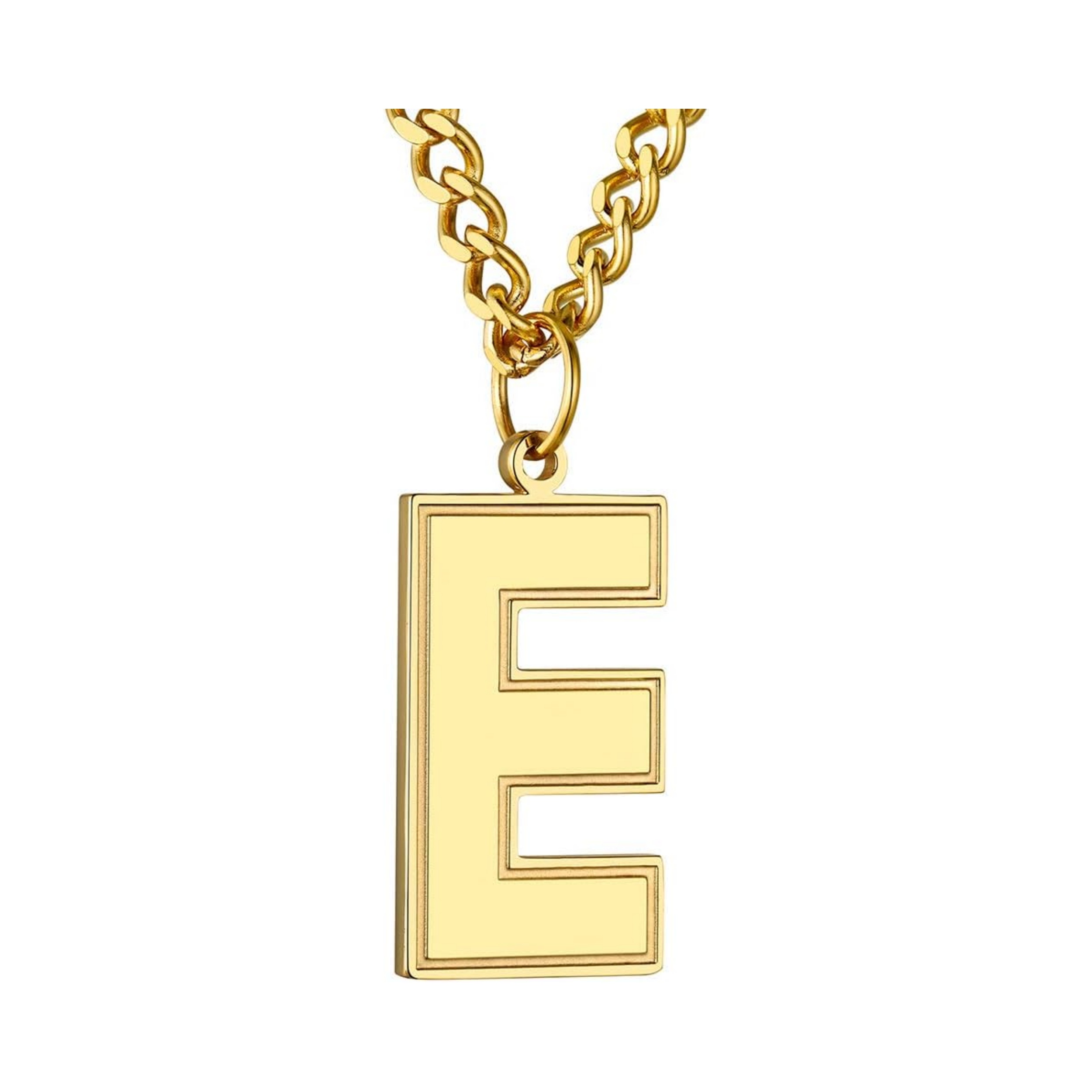 Initial E letter Necklace