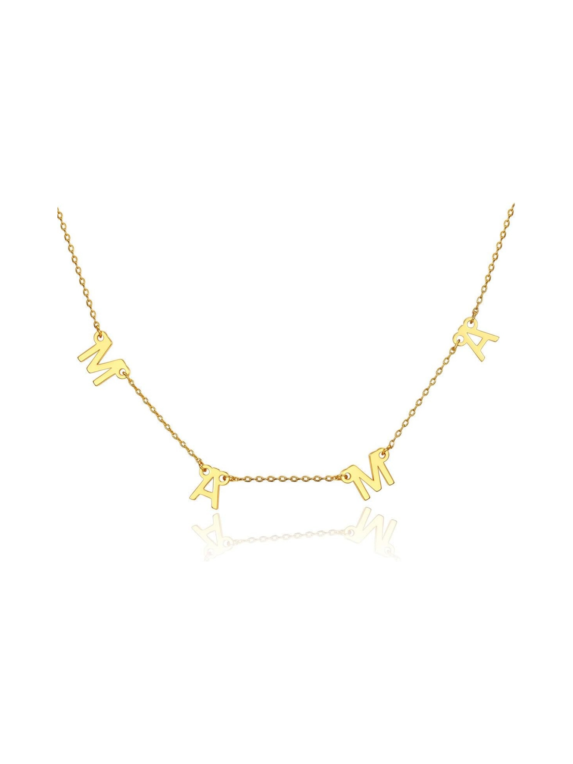 Cubic Zirconia MAMA Mom Choker Necklace