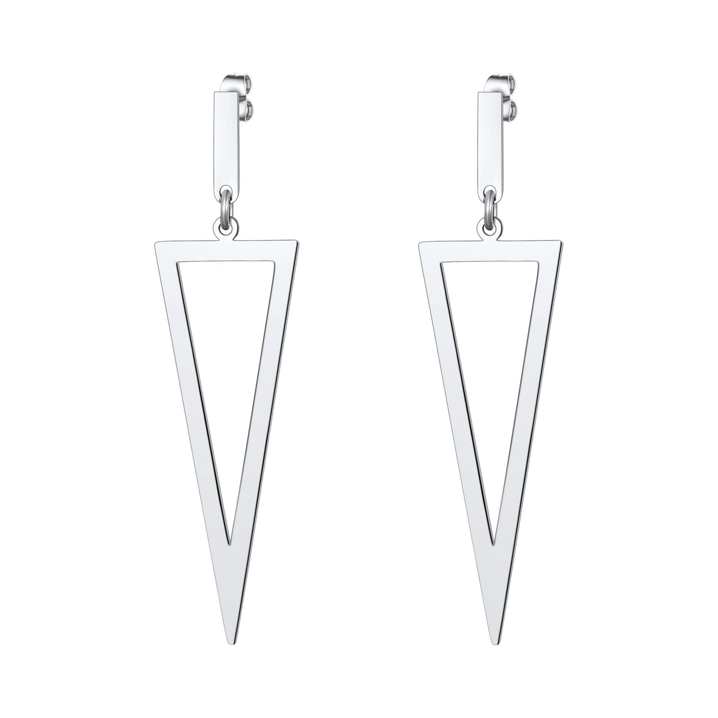Triangle Pierced Drop & Dangle Earrings