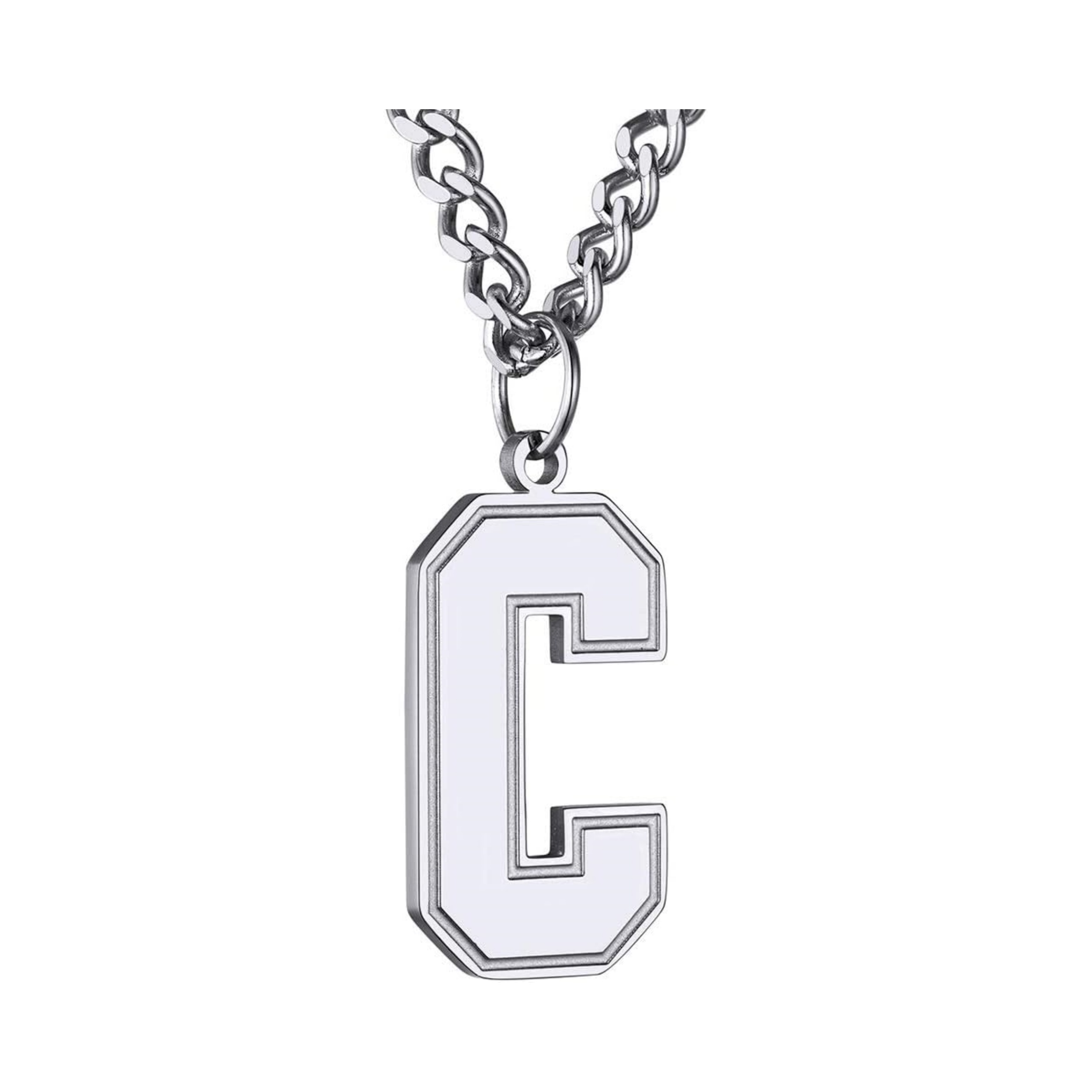 Initial C letter Necklace