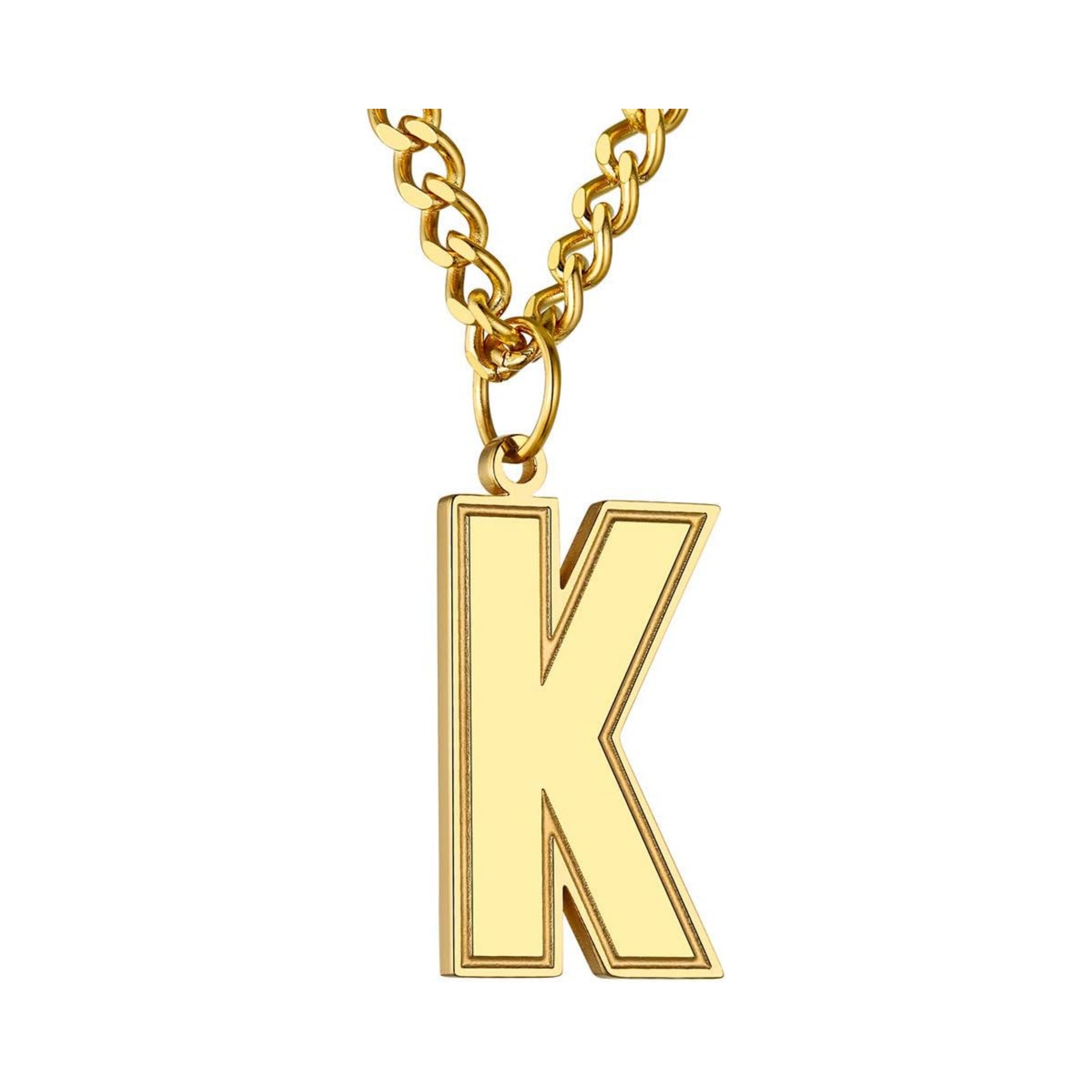 Initial K letter Necklace