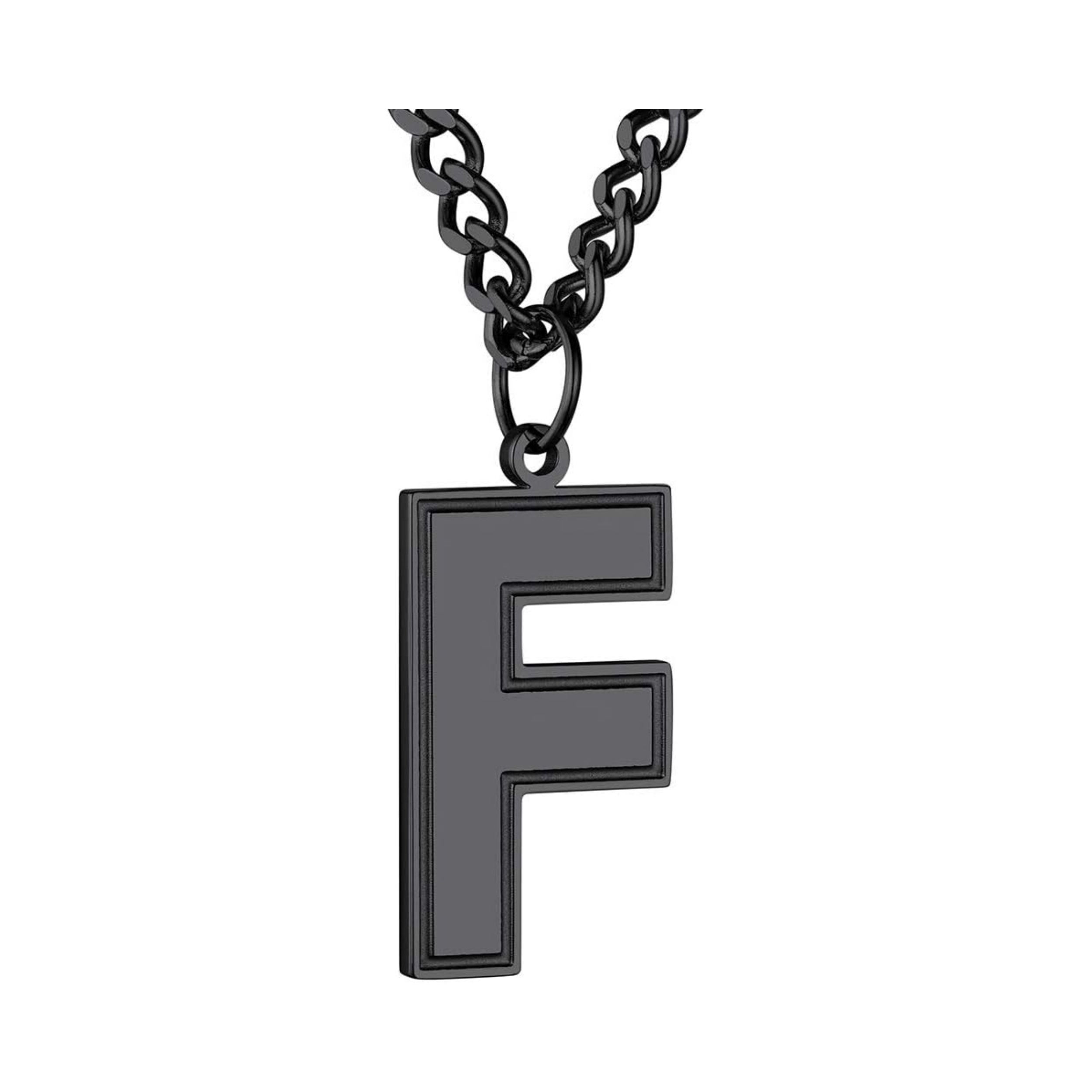 Initial F letter Necklace