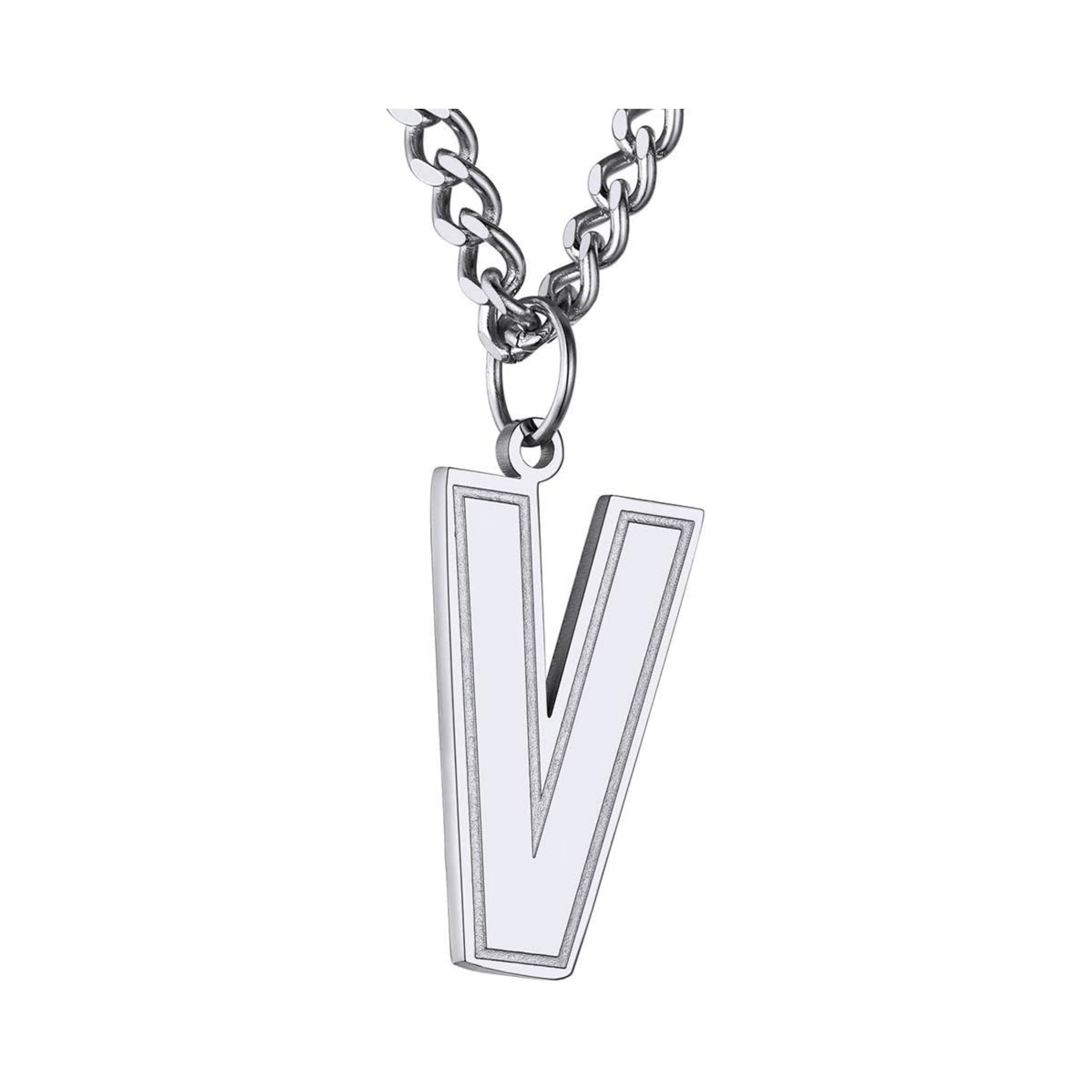 Initial V letter Necklace