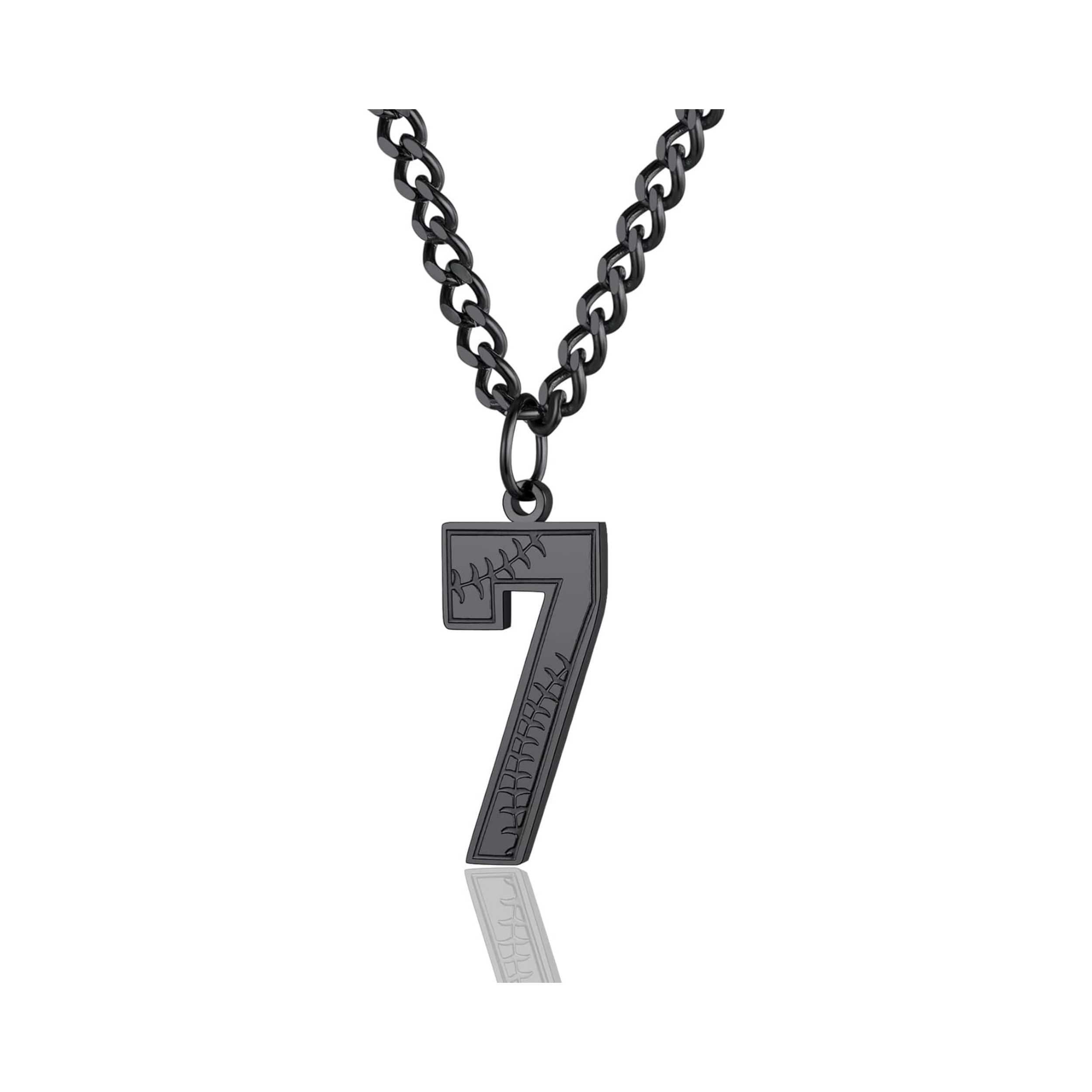 Thorn Mark Lucky Number 7 Necklaces