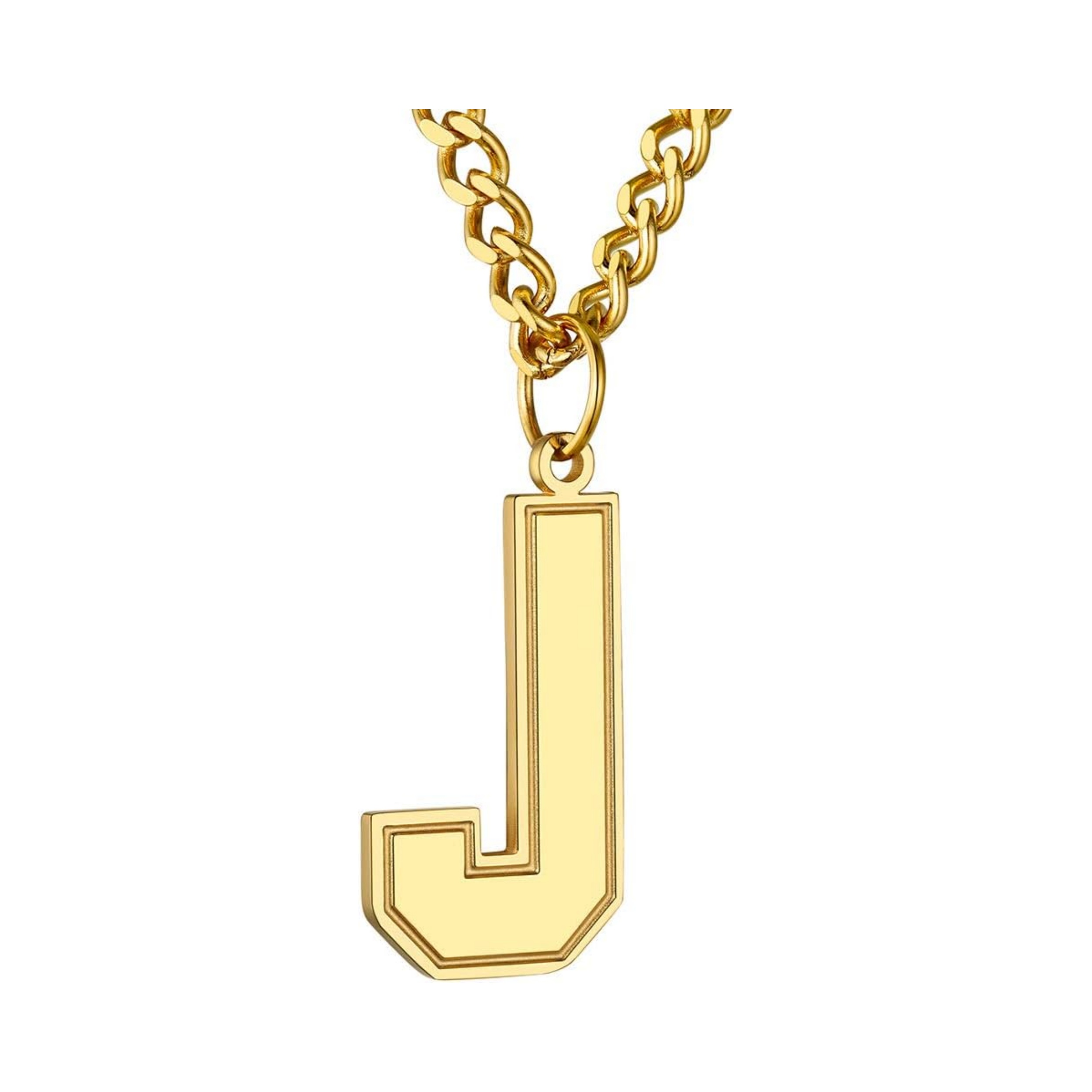 Initial J letter Necklace