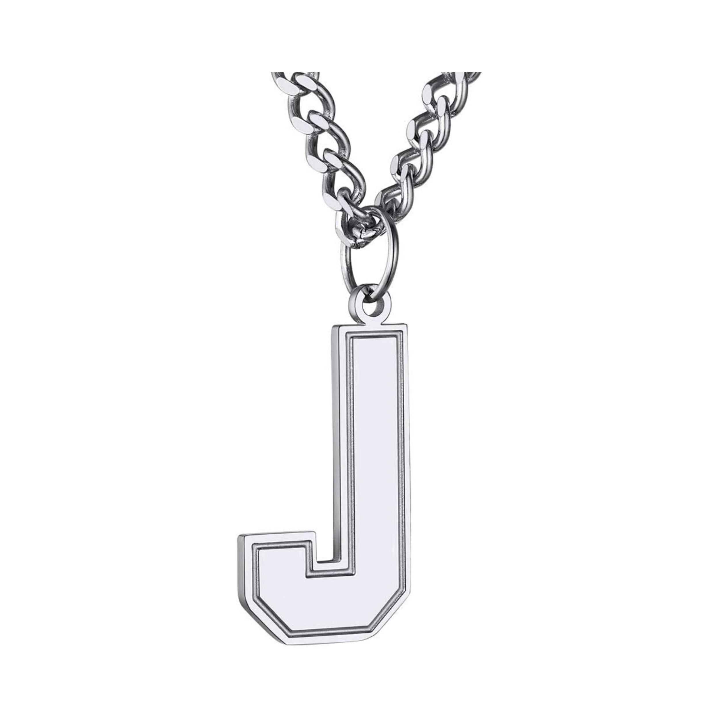 Initial J letter Necklace