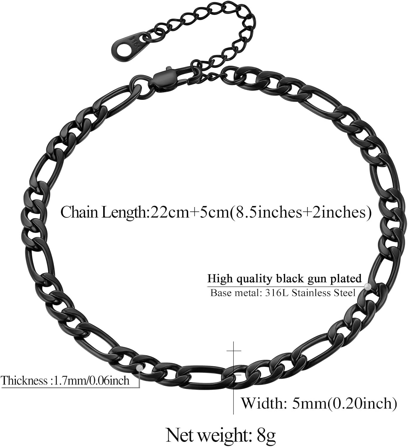 Figaro Chain Ankle