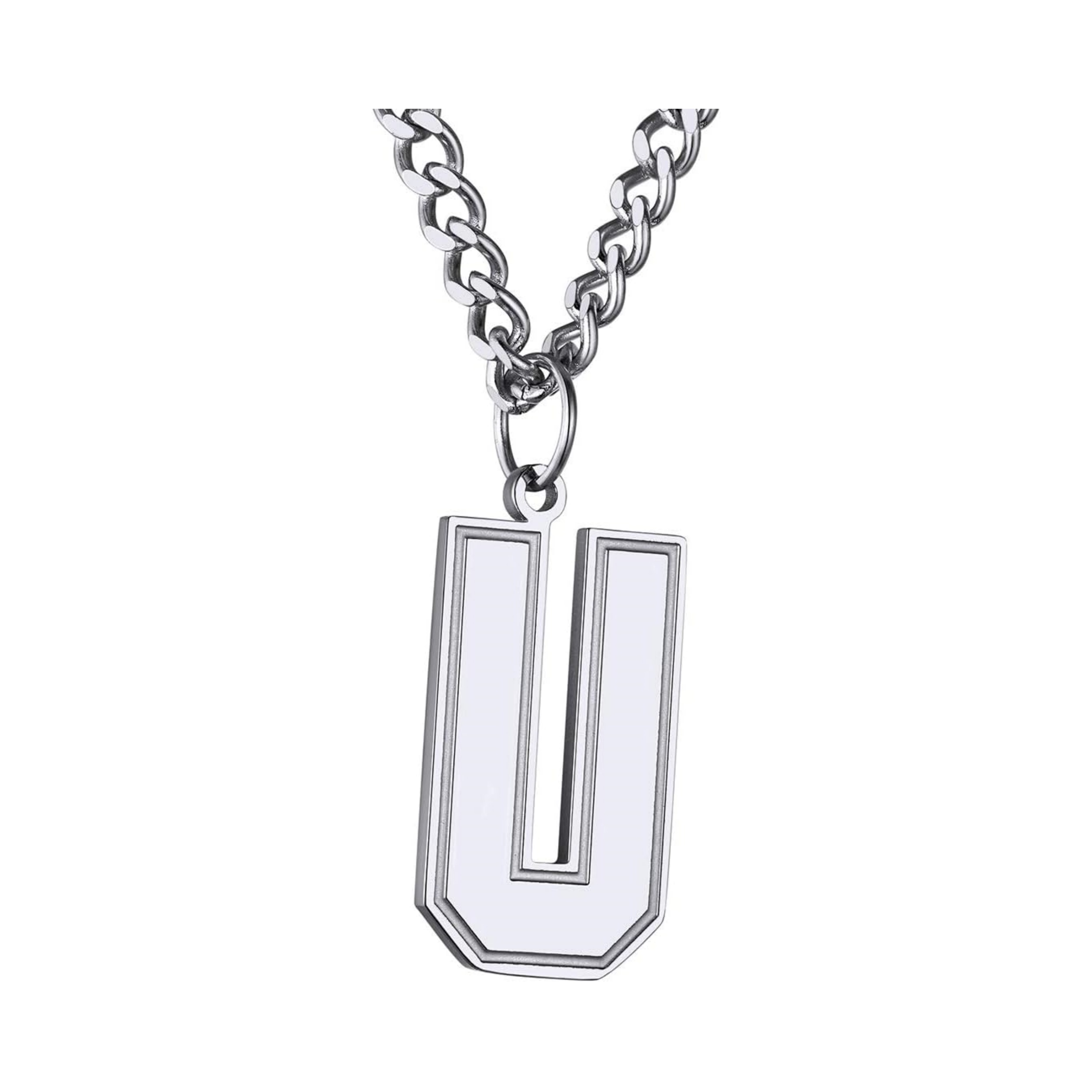 Initial U letter Necklace