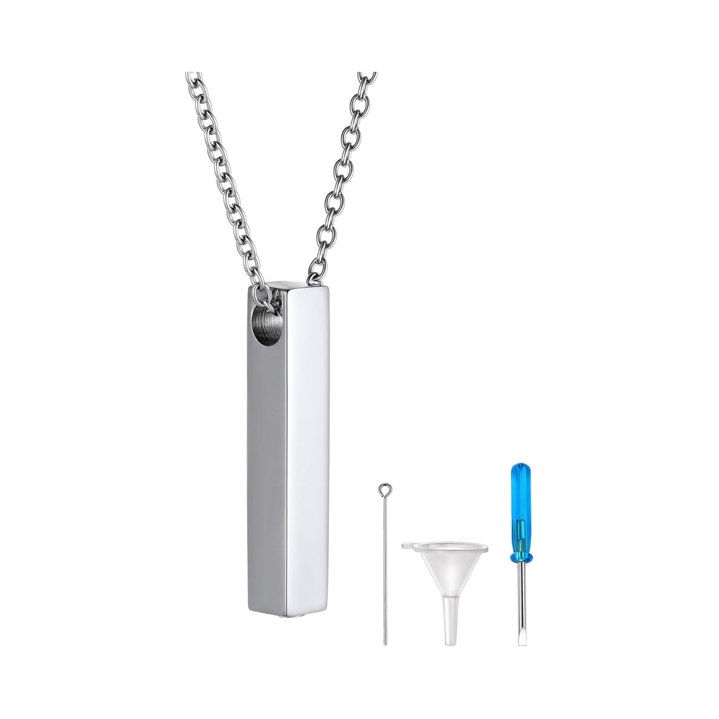 Ashes Vertical Bar Necklaces