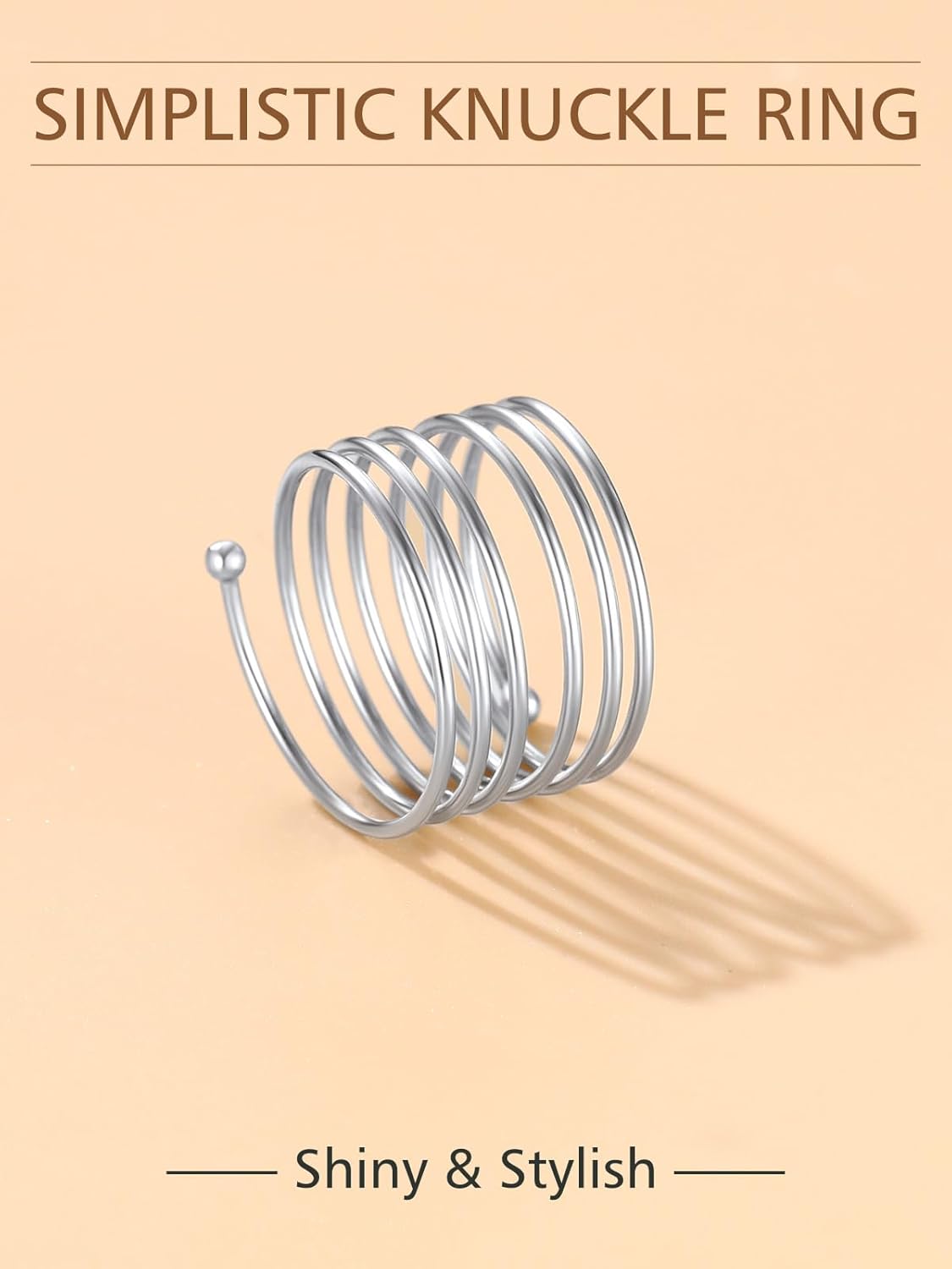 Vintage Intertwined Cross Long Wire Full Finger Rings 